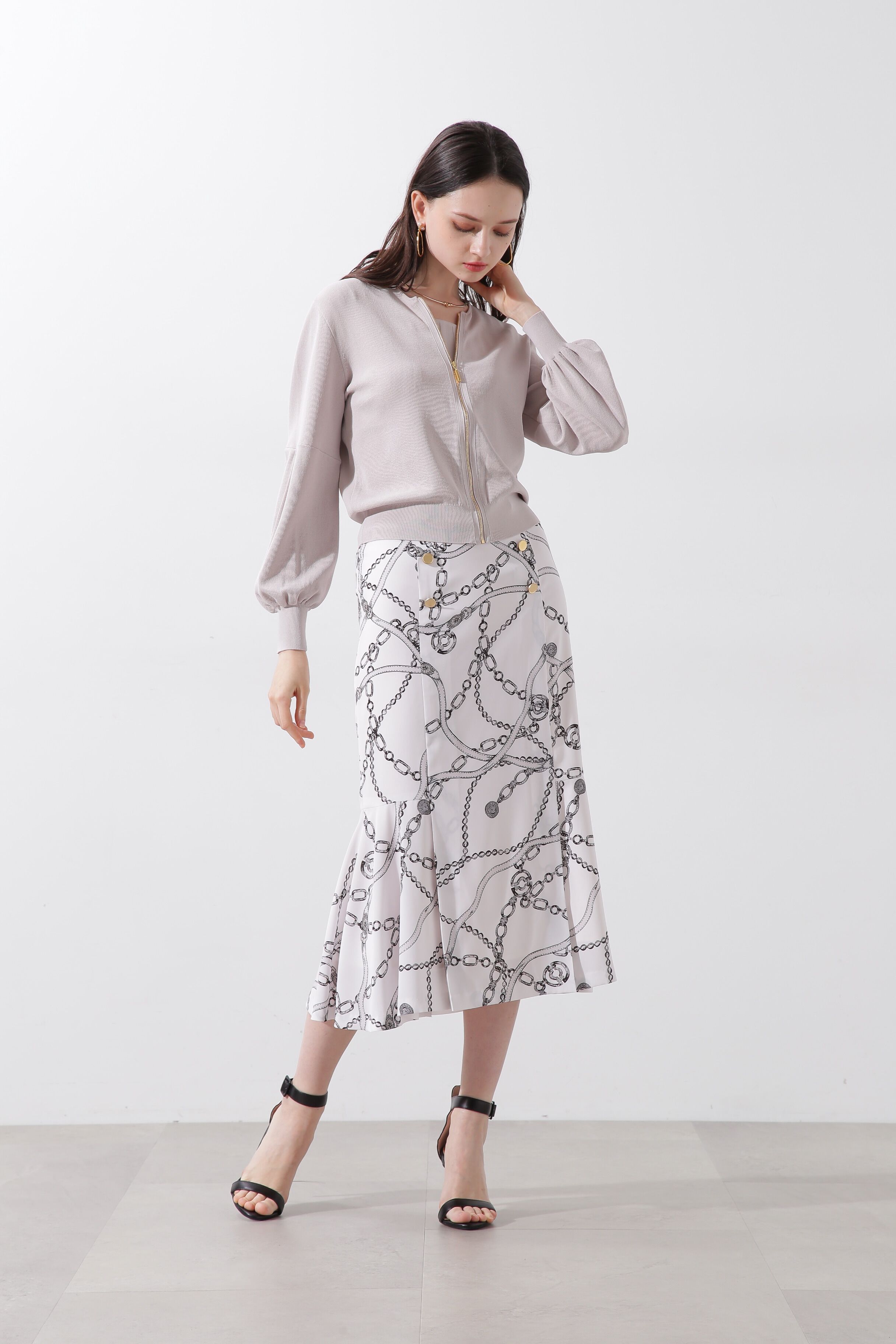  「ジップアップニットブルゾン」|その他|