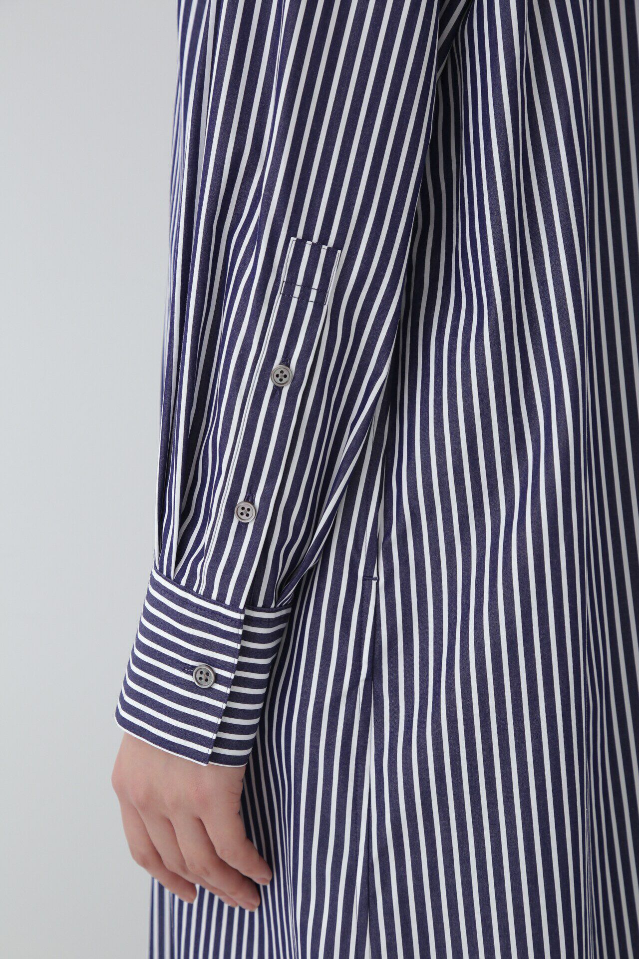  「◆１００／２ブロードストライプシャツワンピース」|ワンピース|