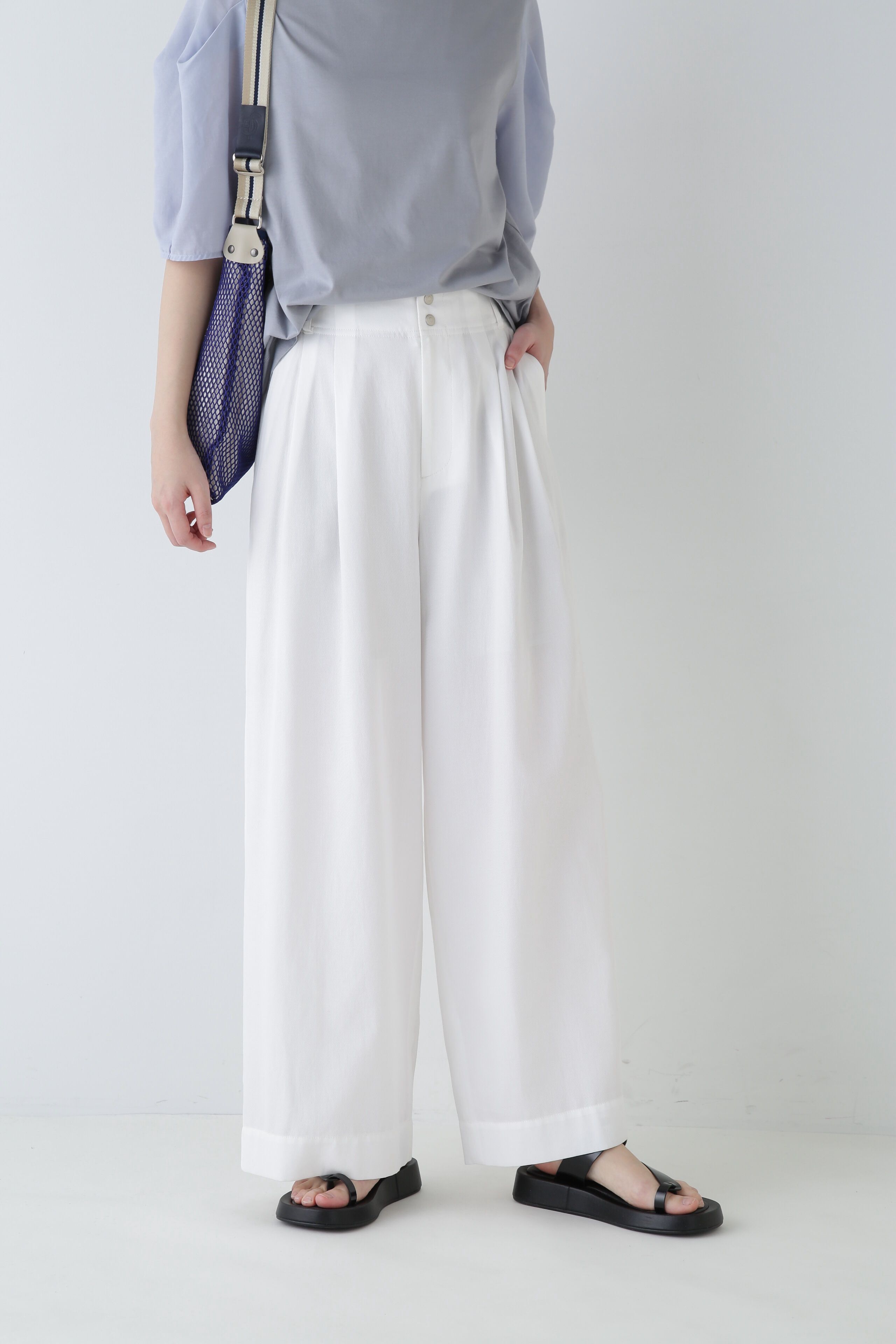  「◆ドビーオックスパンツ」|その他|ホワイト