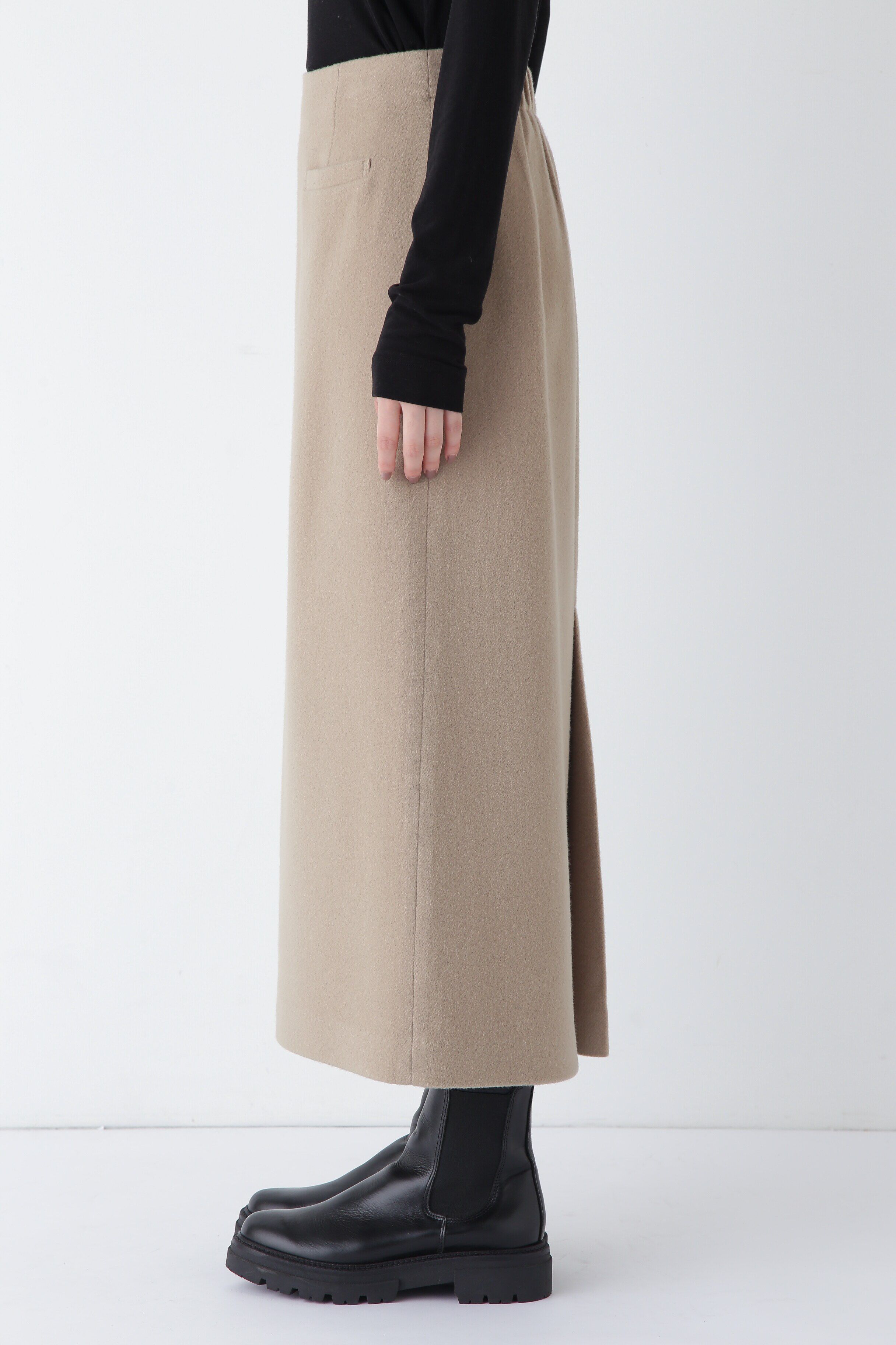  「◆アップサイクルウールストレートスカート」|スカート|