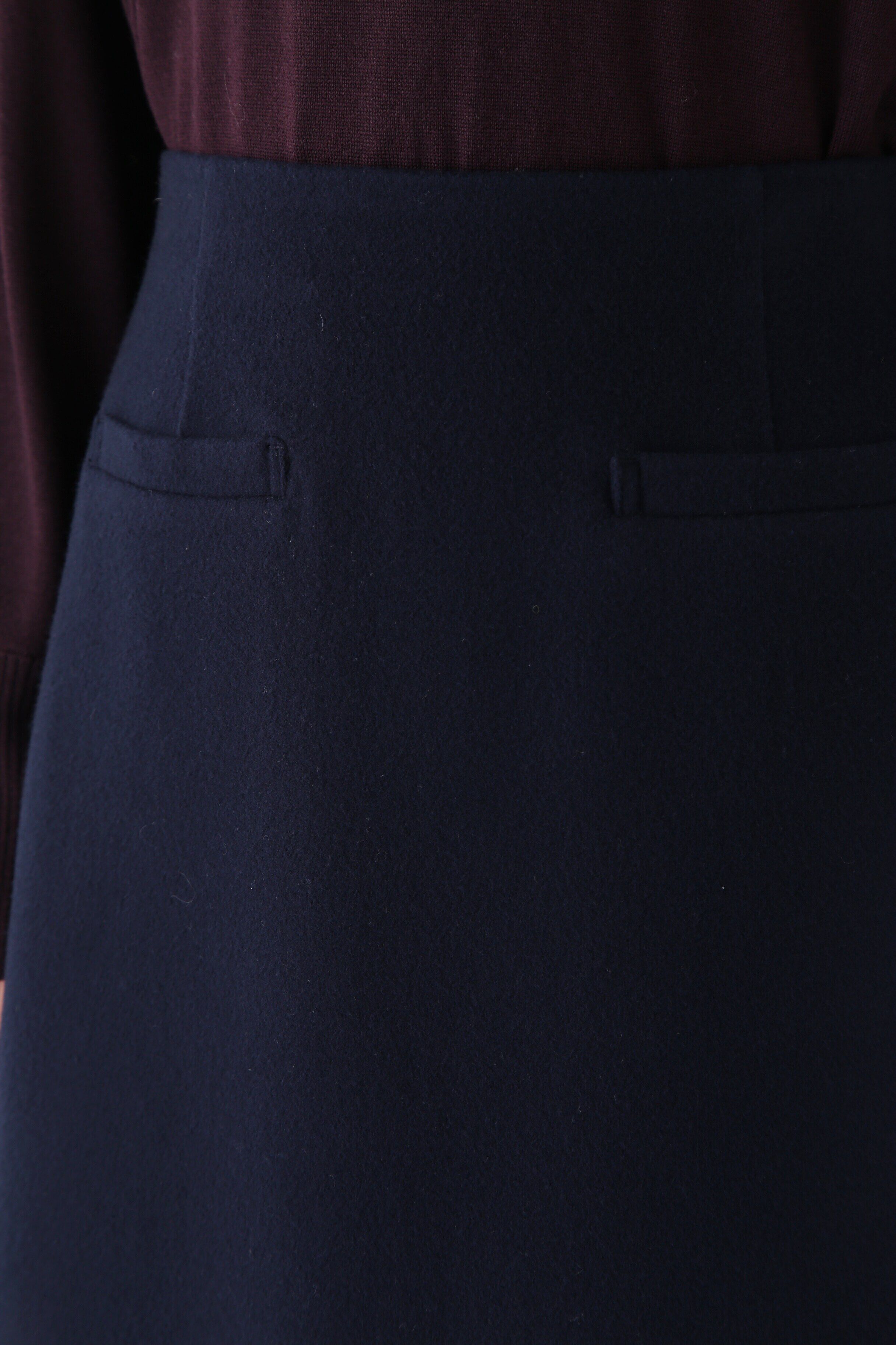  「◆アップサイクルウールストレートスカート」|スカート|