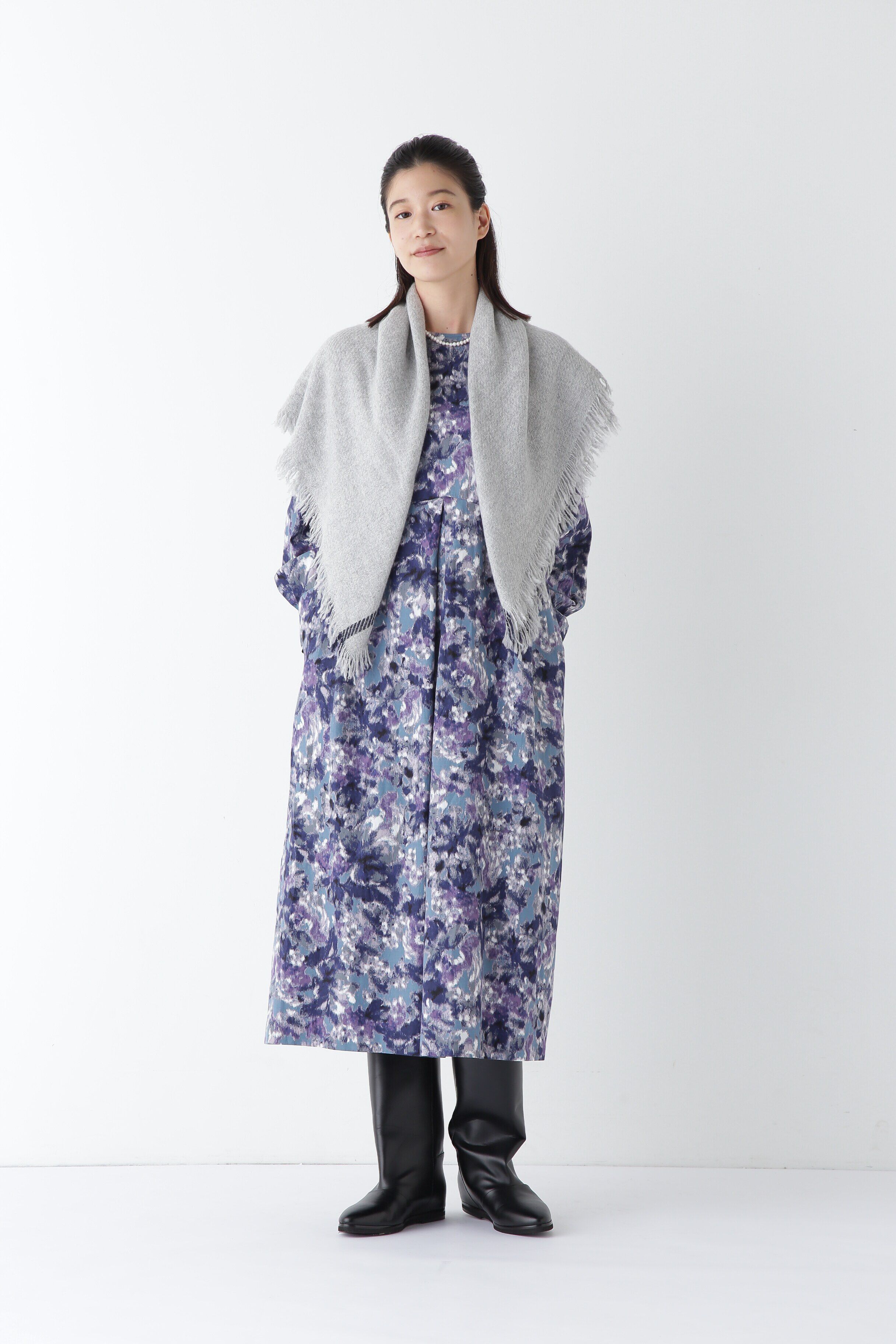  「◆セルロース／Ｃホグシ風ＰＴタックワンピース」|ワンピース|