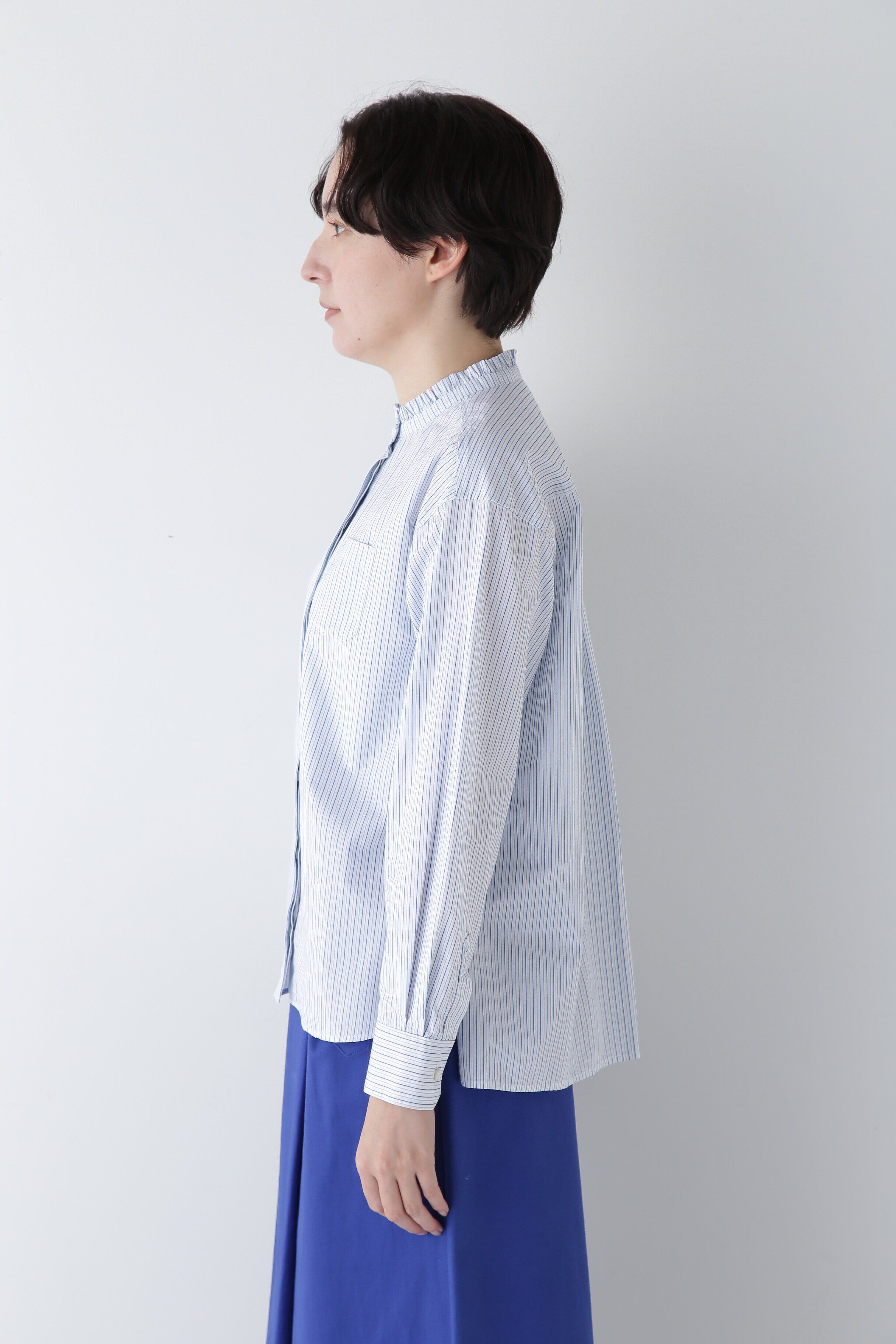  「◆スタンドフリルドビーブラウス」|シャツ・ブラウス|