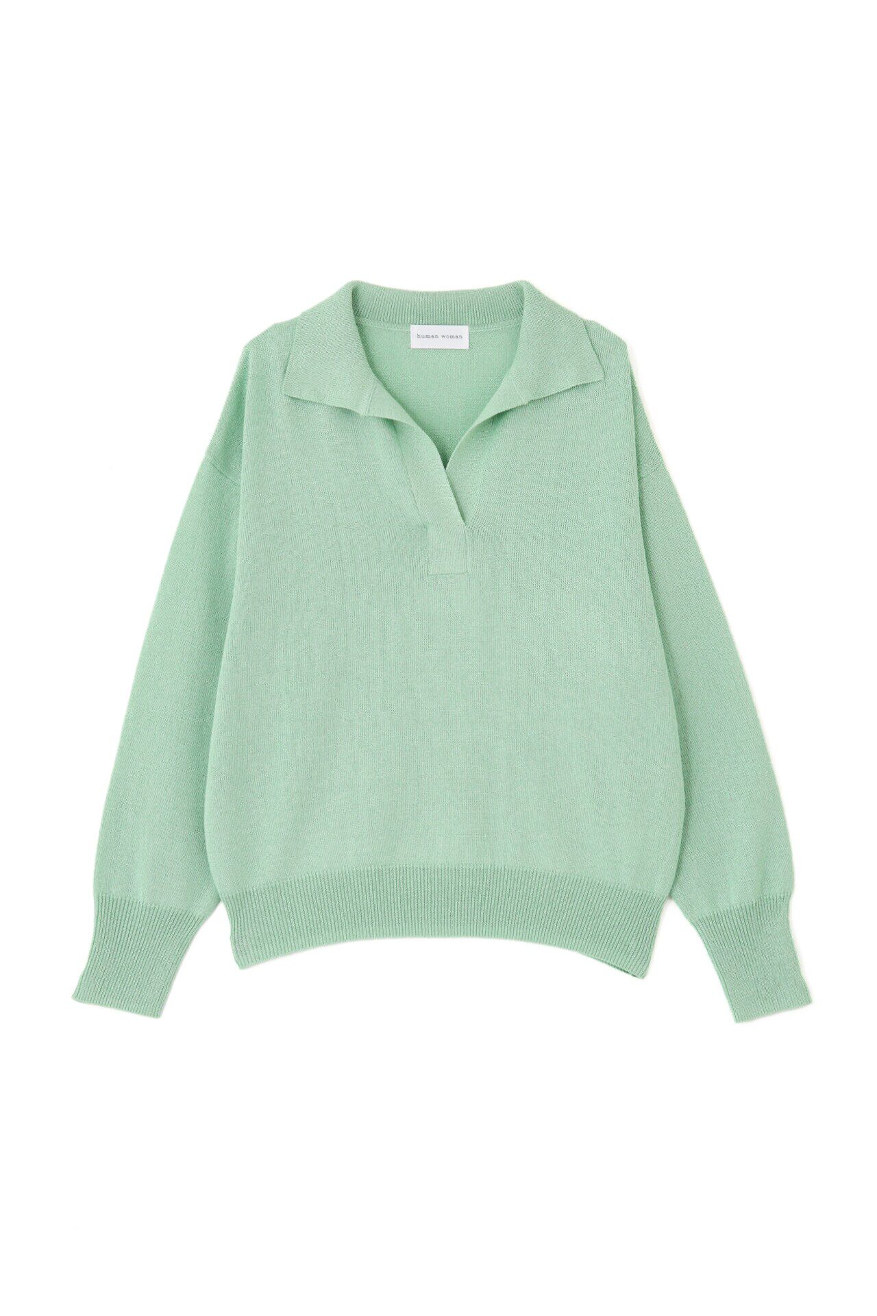  「◆【ウォッシャブル】ペーパーヤーンセーラーカラートップス」|ニット・セーター|