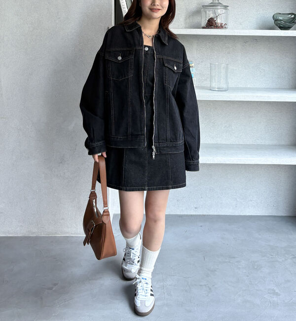 archives「Ｆボタンデニムミニキャミワンピース」|ワンピース|