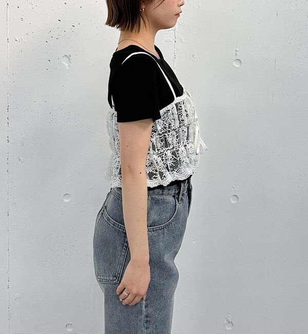 archives「レース刺繍ビスチェ」|シャツ・ブラウス|