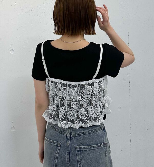 archives「レース刺繍ビスチェ」|シャツ・ブラウス|