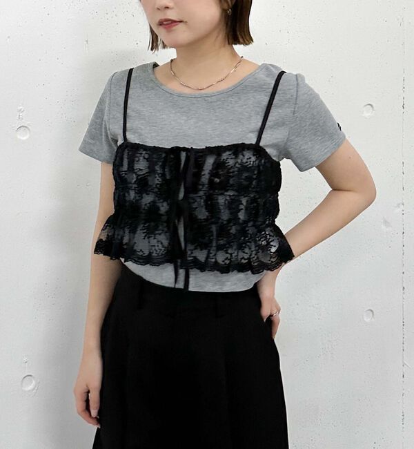 archives「レース刺繍ビスチェ」|シャツ・ブラウス|