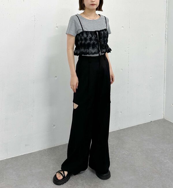 archives「レース刺繍ビスチェ」|シャツ・ブラウス|