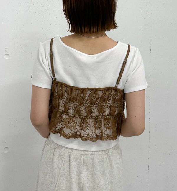 archives「レース刺繍ビスチェ」|シャツ・ブラウス|