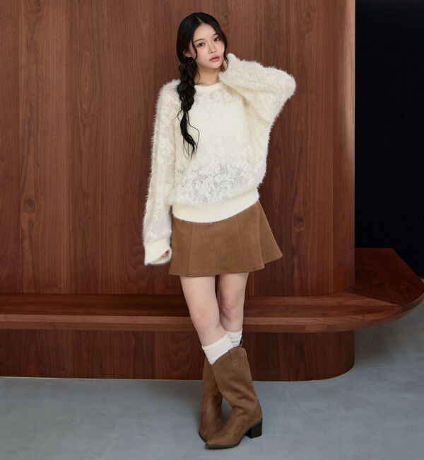 archives「スエードフレアミニスカート」|スカート|