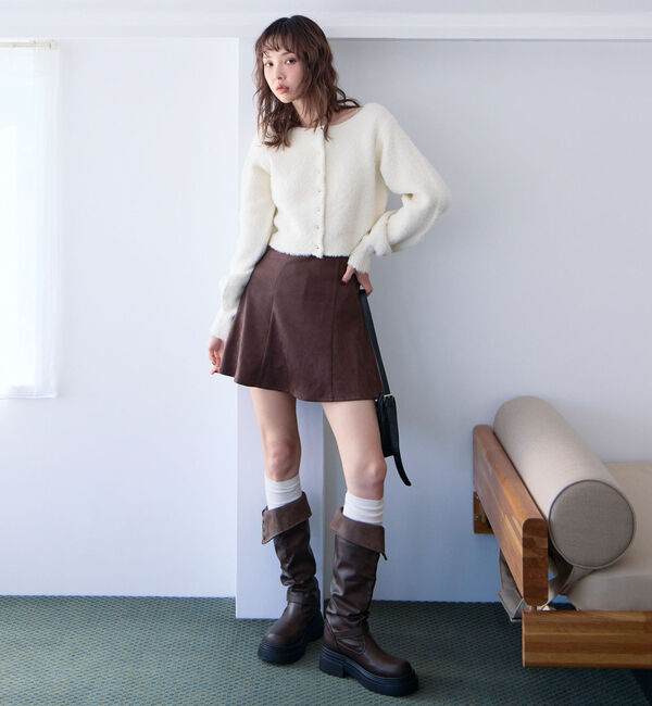 archives「スエードフレアミニスカート」|スカート|