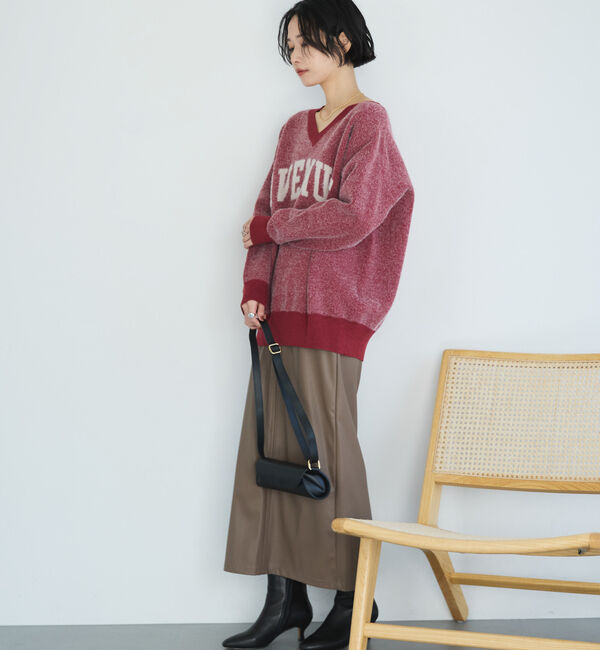 Doux archives「ストレッチレザータイトスカート」|スカート|