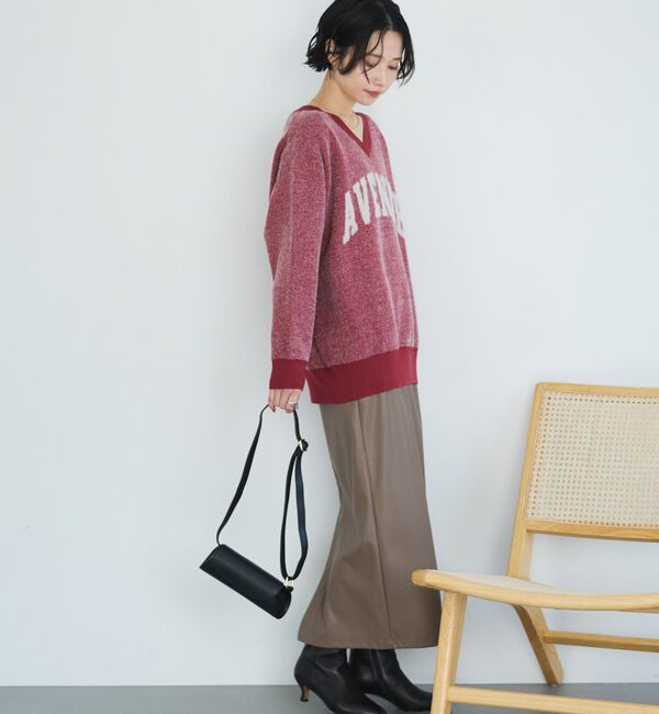 Doux archives「ストレッチレザータイトスカート」|スカート|