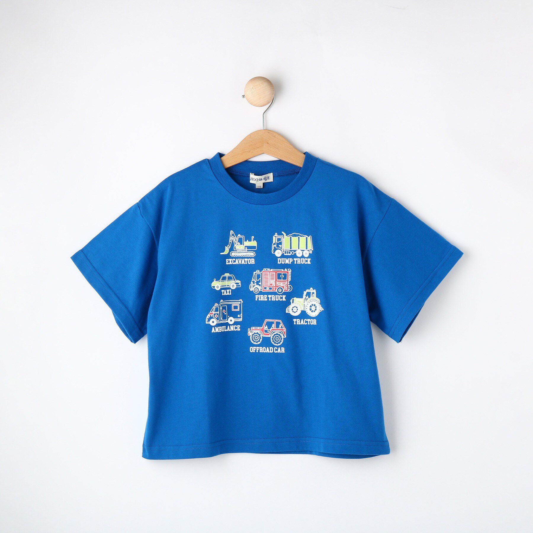 SHOO･LA･RUE「【100-120cm】BOYプリントTシャツ」|Tシャツ・カットソー|ブルー(093)