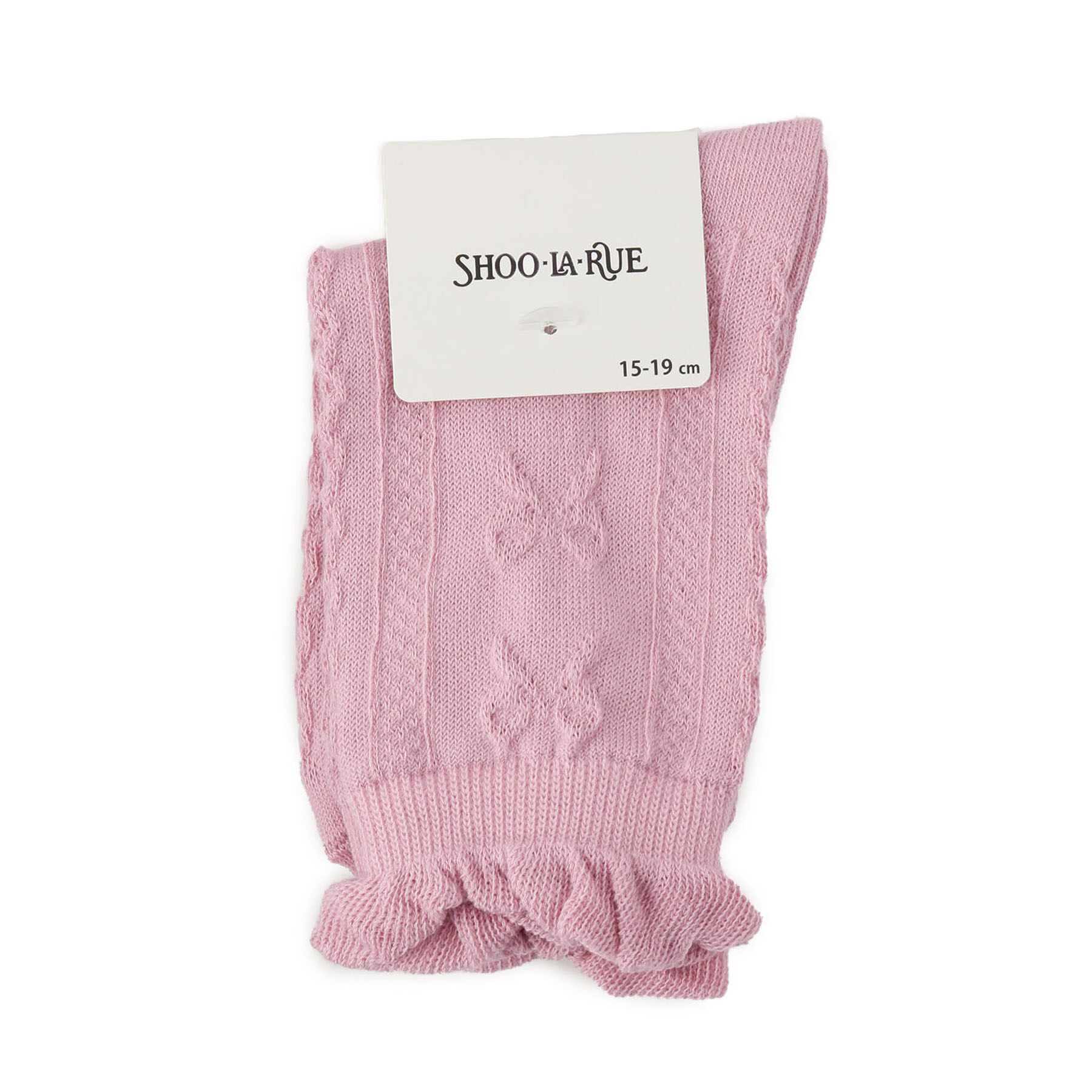 SHOO･LA･RUE「フロートリボン柄クルー丈ソックス」|ソックス|