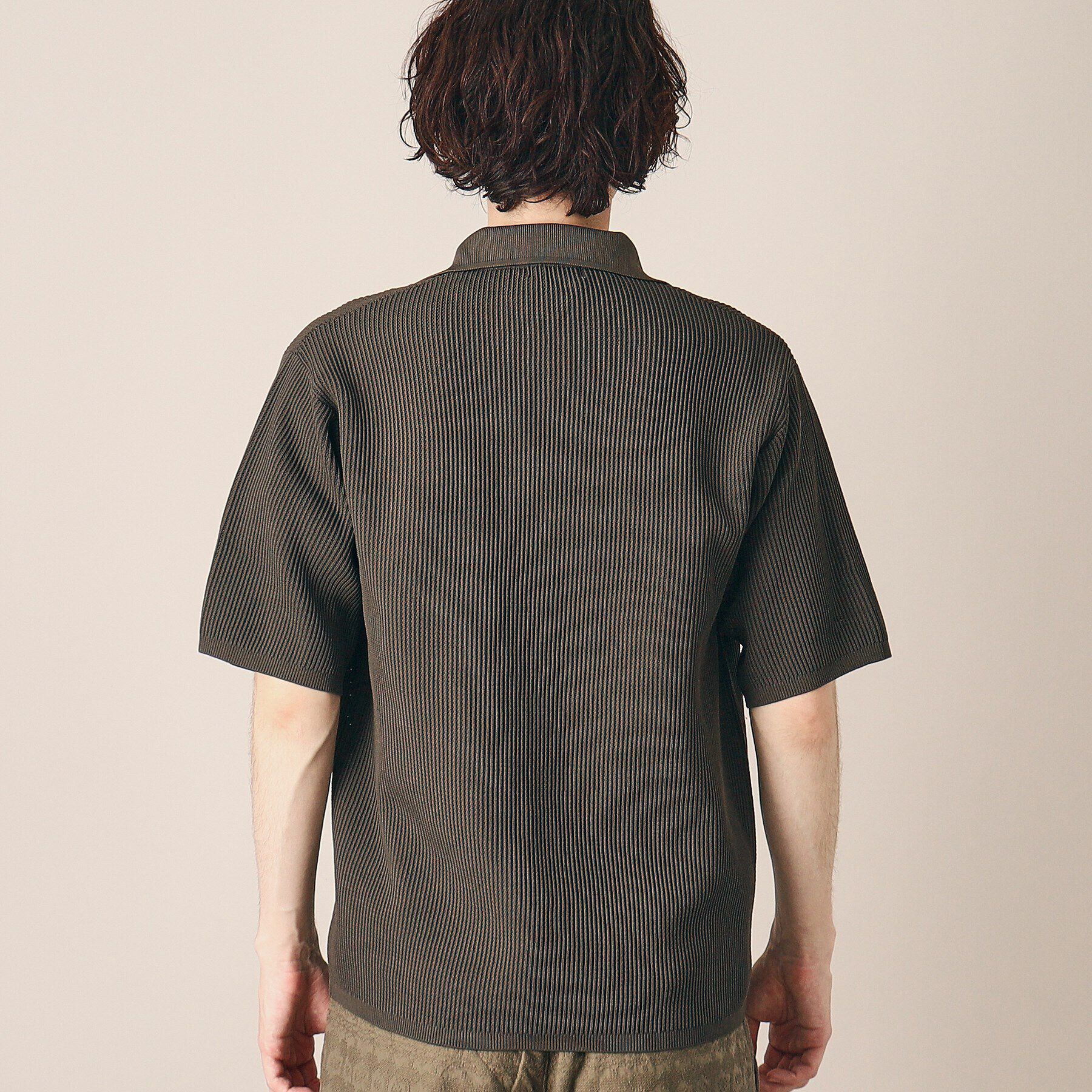 Dessin「釦付きシャツニットカーディガン」|ニット・セーター|