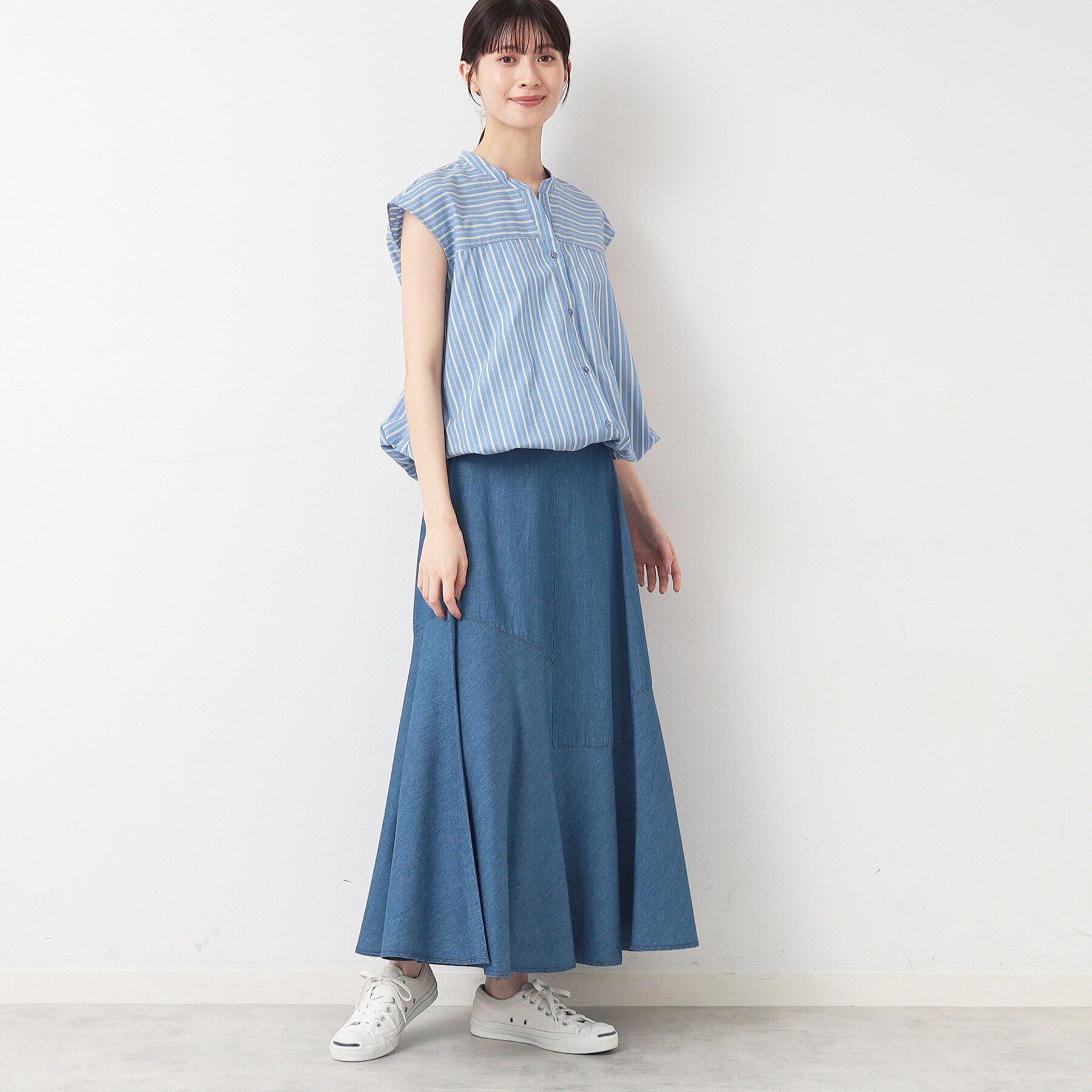 Dessin「【洗える】ドローコード付きブラウス（XS～L）」|シャツ・ブラウス|