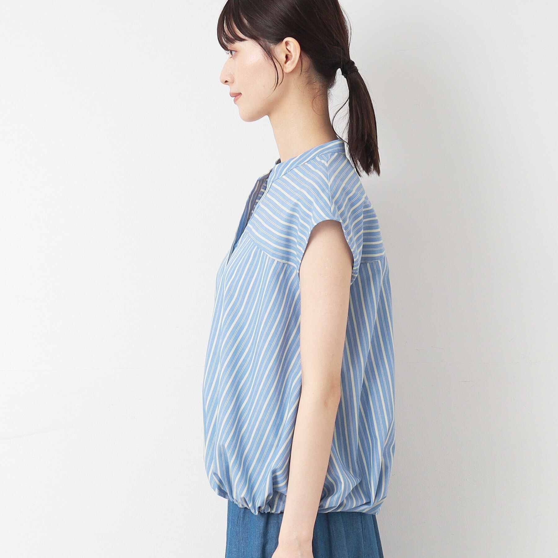 Dessin「【洗える】ドローコード付きブラウス（XS～L）」|シャツ・ブラウス|