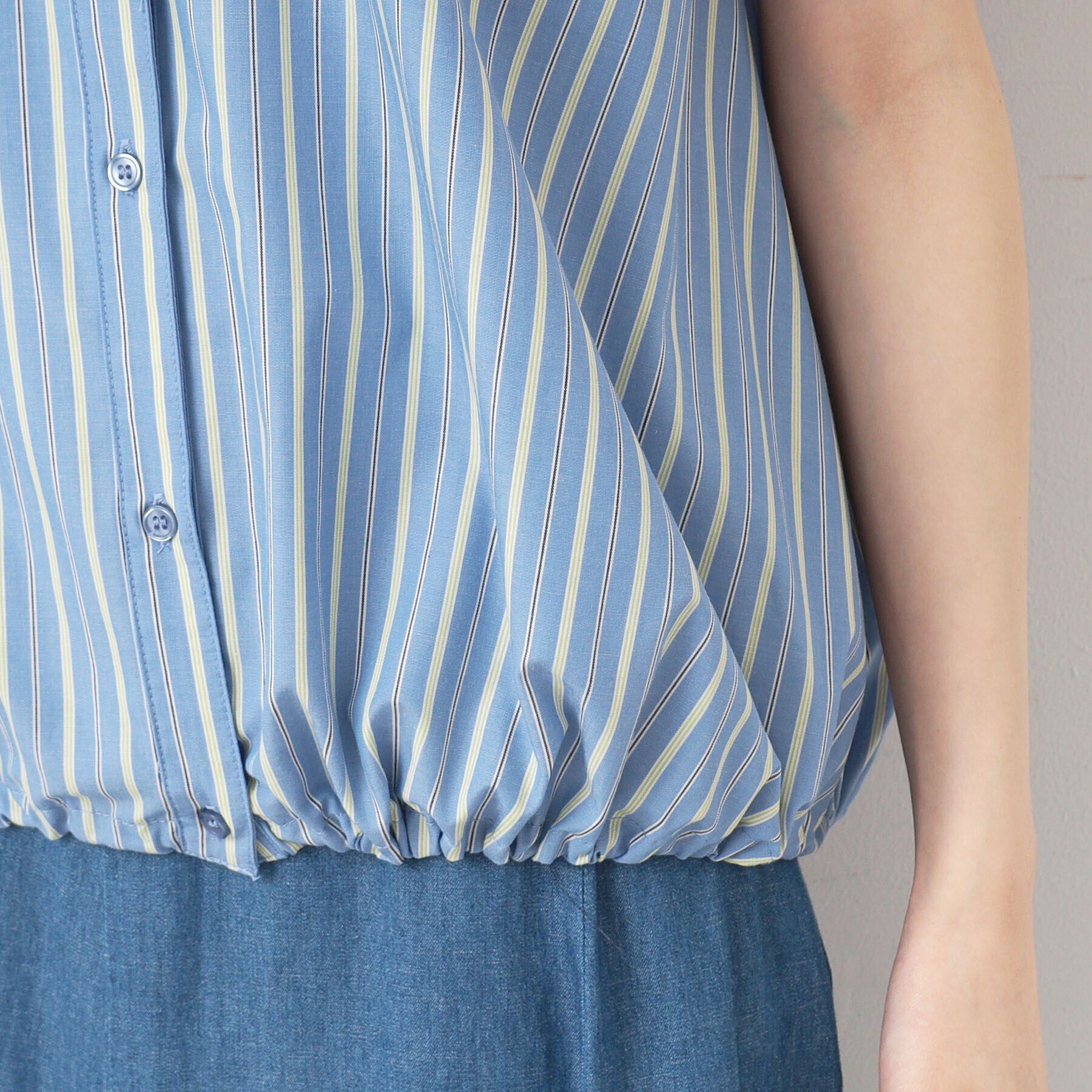 Dessin「【洗える】ドローコード付きブラウス（XS～L）」|シャツ・ブラウス|