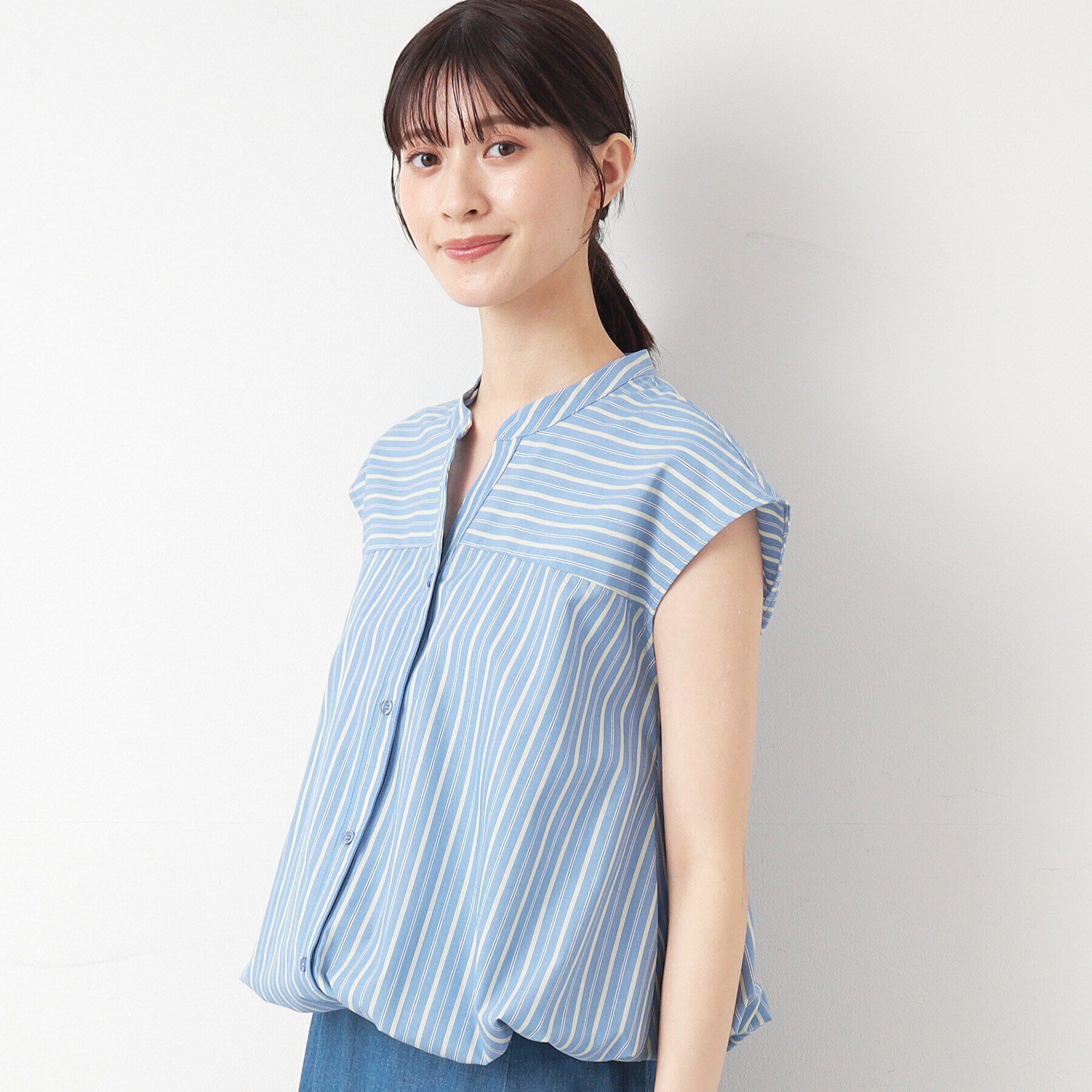 Dessin「【洗える】ドローコード付きブラウス（XS～L）」|シャツ・ブラウス|