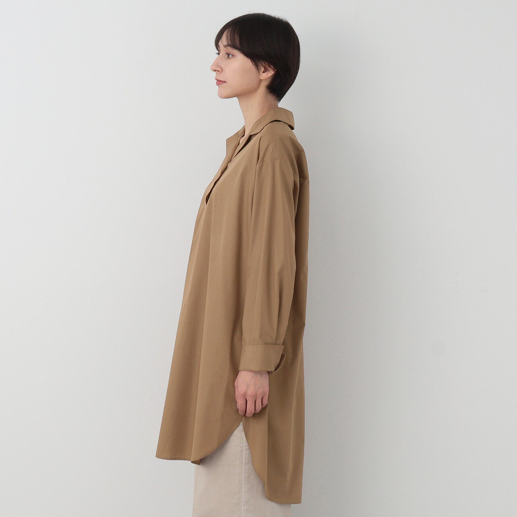 Dessin「【洗える】スキッパーシャツワンピース」|ワンピース|