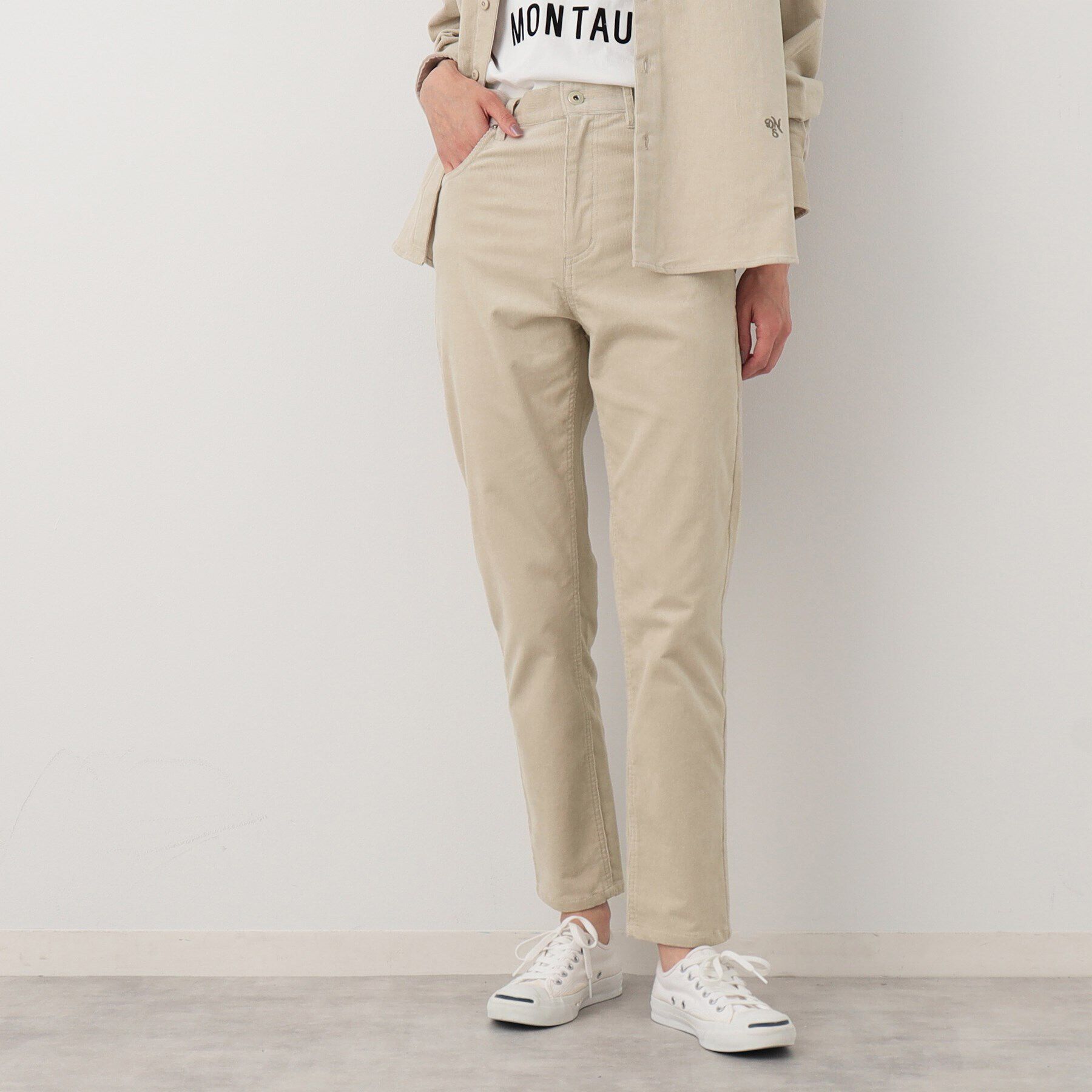 Dessin「コーデュロイパンツ（XS～L）」|その他|ライトベージュ(05