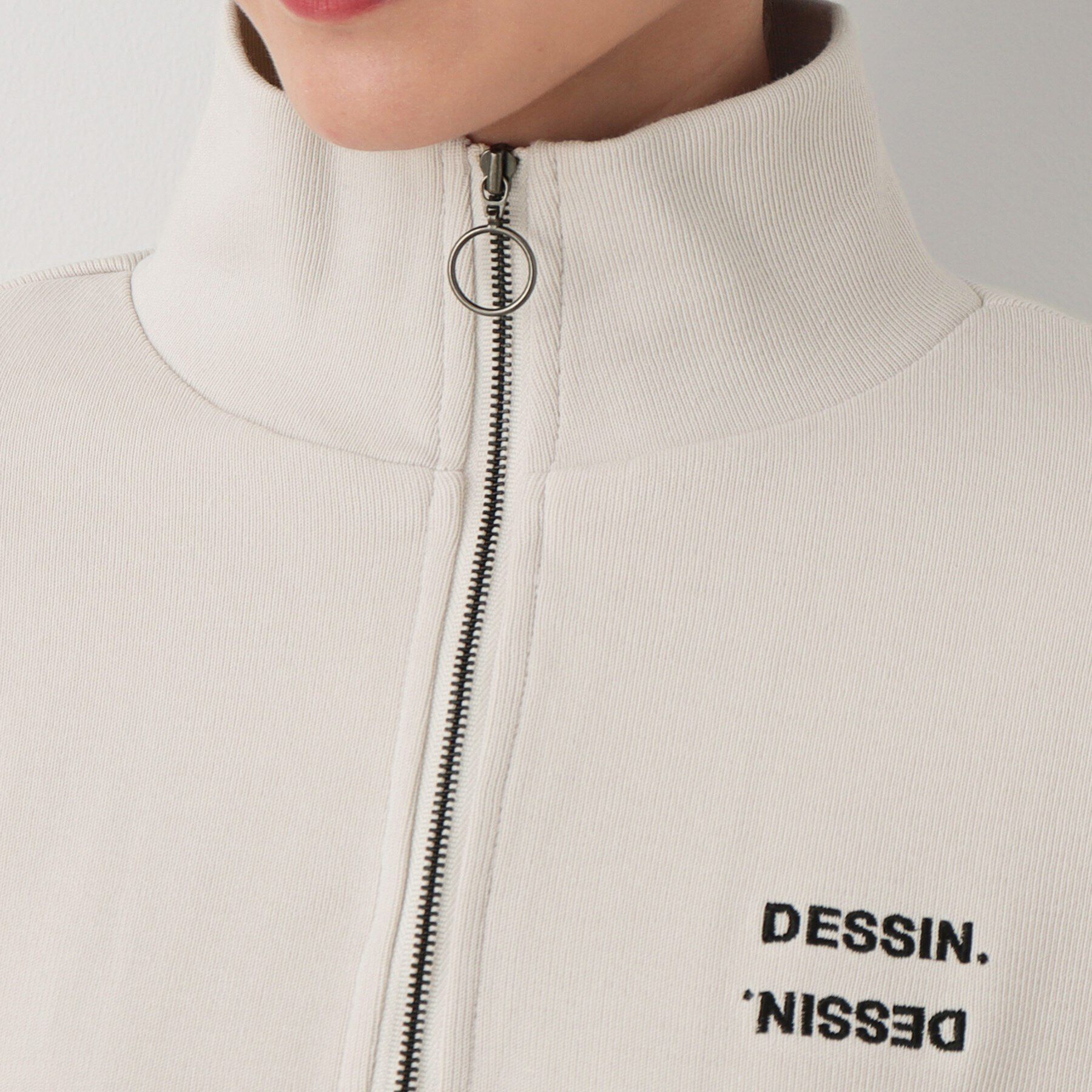 Dessin「ハーフジップカットソー」|Tシャツ・カットソー|