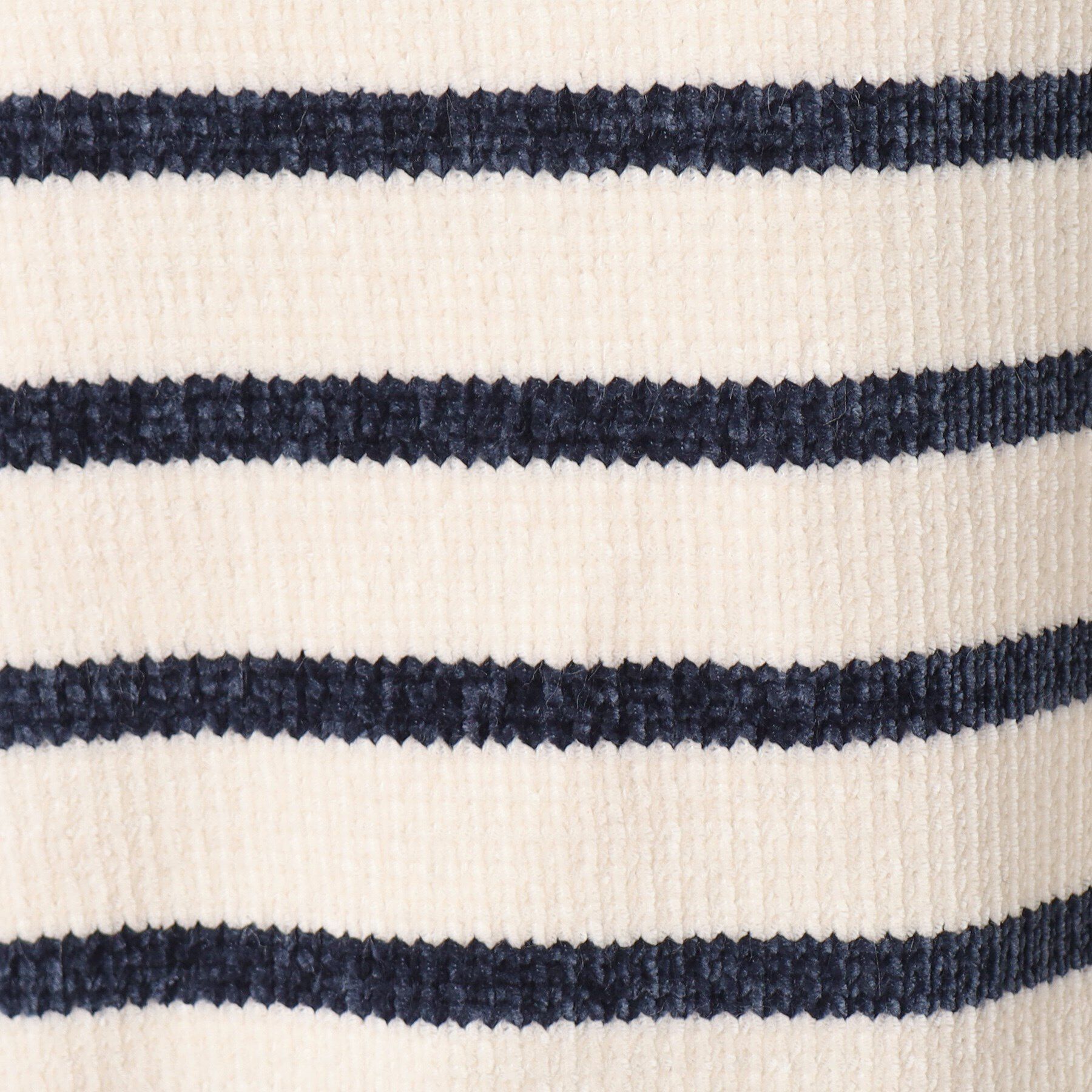 Dessin「【洗える・4サイズ展開・トレンド】ハイネックベロアモールニット（XS～L）」|ニット・セーター|