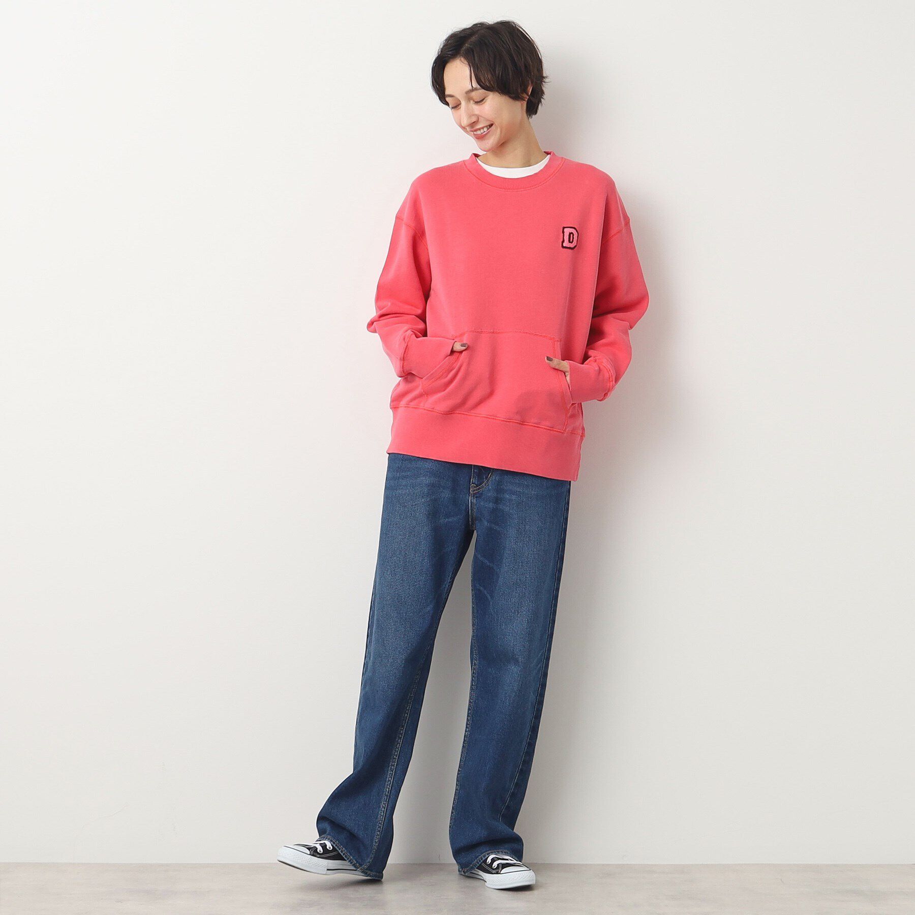 Dessin「【ユニセックス・洗える】ワンポイントスウェット」|パーカー|