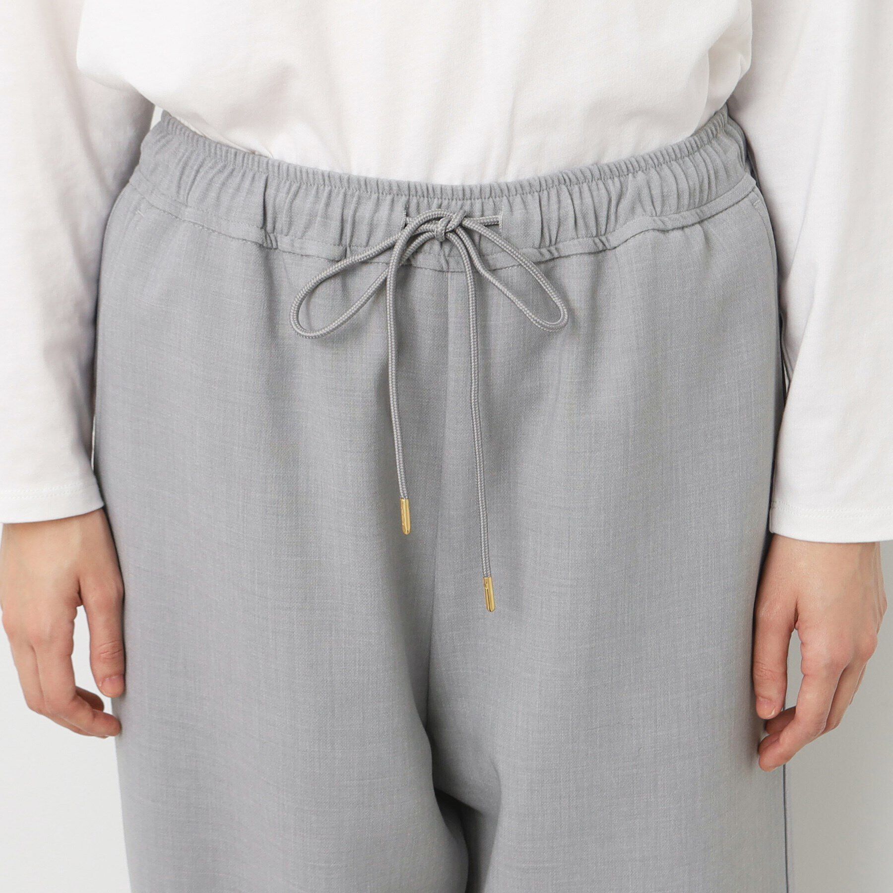 Dessin「【ウエストゴム・洗える】ドロスト付きパンツ（XS～L）」|その他|