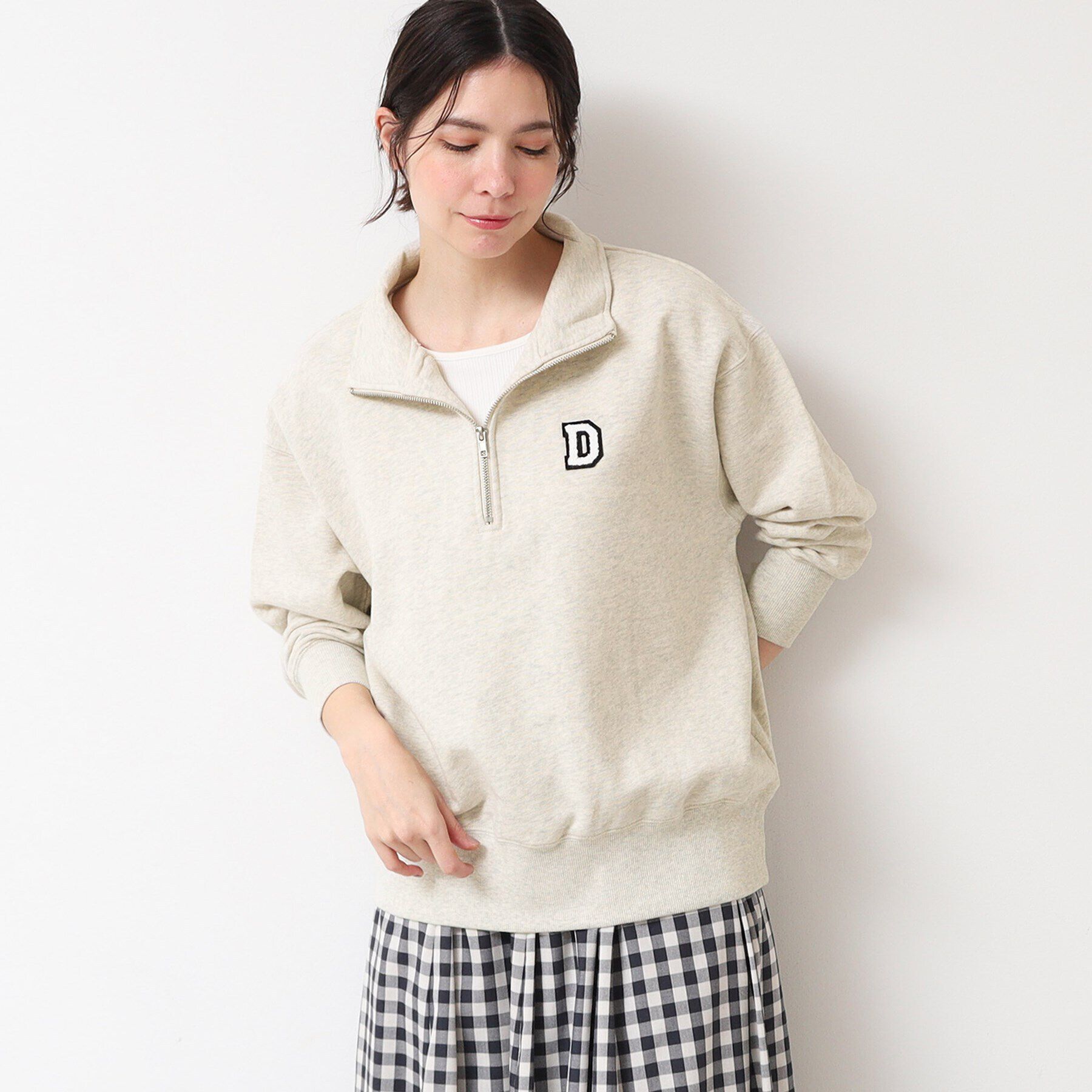 Dessin「【ユニセックス】ハーフジップスウェット」|パーカー|