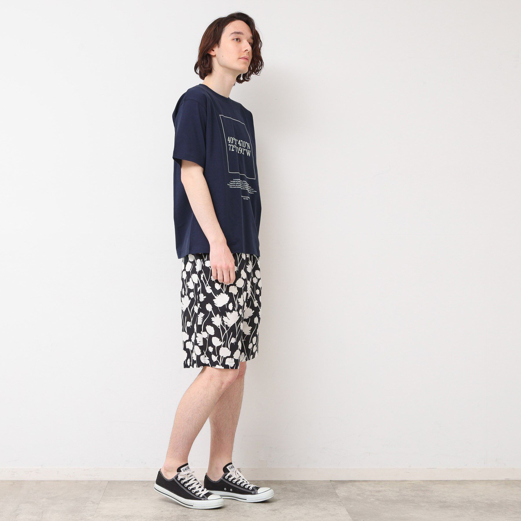 Dessin「【ユニセックス・洗える】座標プリントTシャツ」|Tシャツ・カットソー|