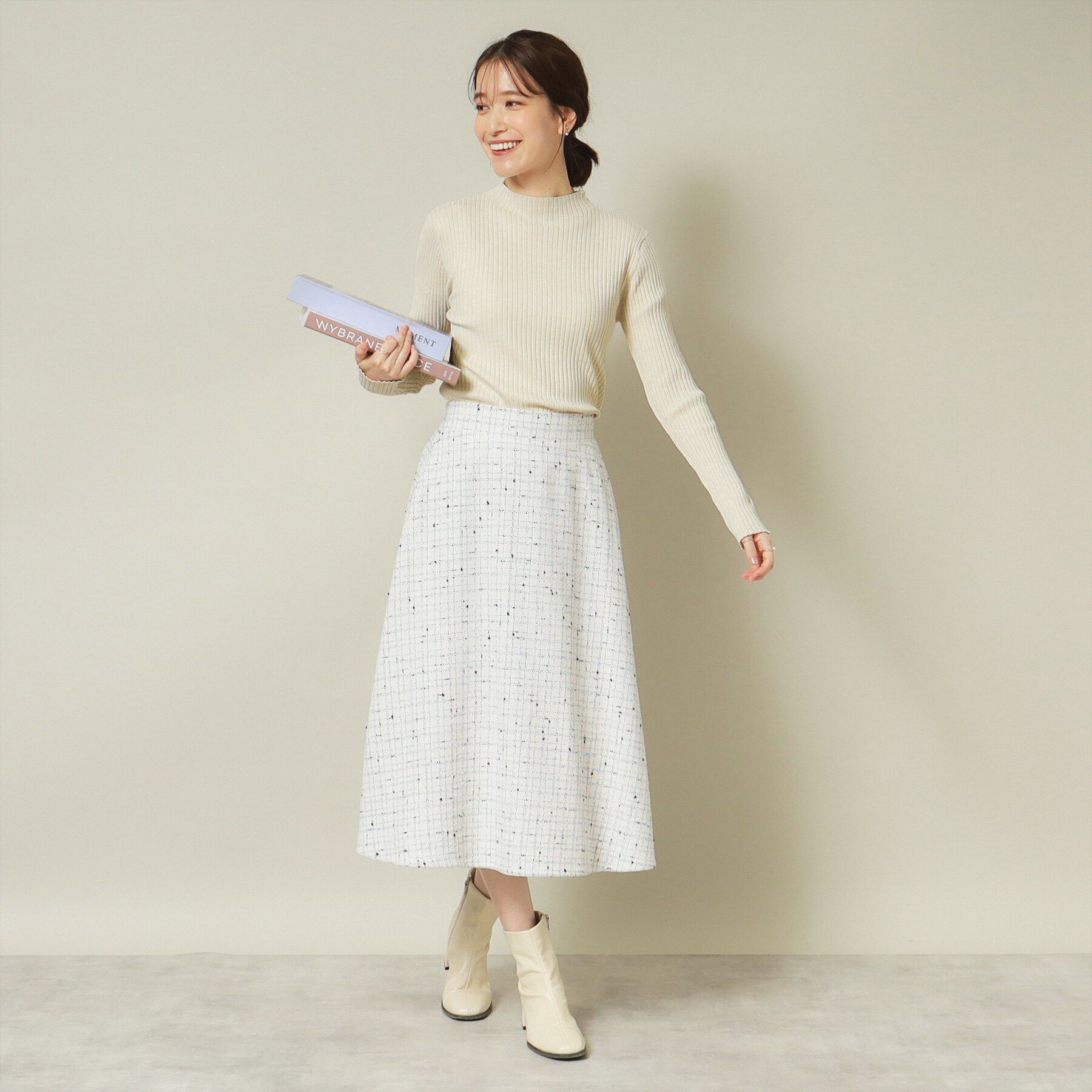 ITS&rsquo;DEMO「【薄手／レイヤードにも／手洗い可】ラメリブニット」|ニット・セーター|