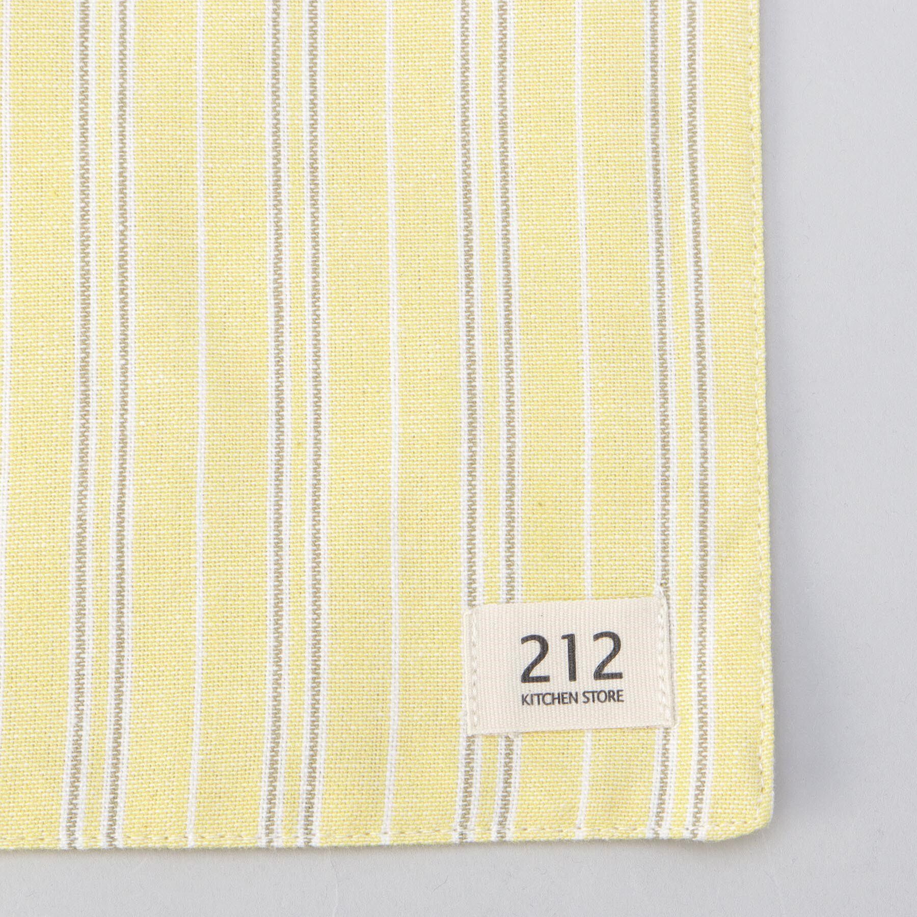 212 KITCHEN STORE「ダブルストライプ プレースマット YE ＜212Kオリジナル＞」|食器・キッチングッズ|