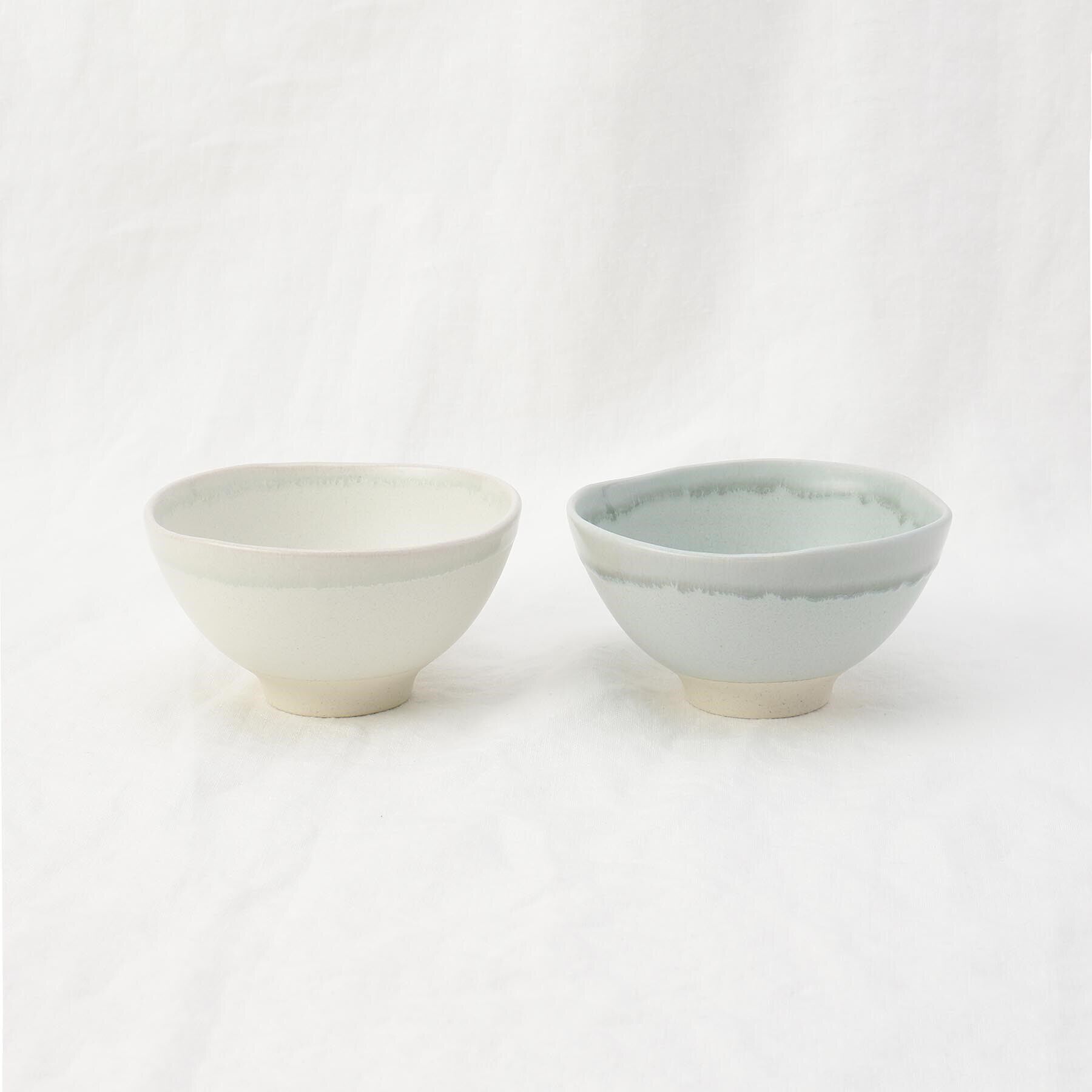 212 KITCHEN STORE「ゆらぎ茶碗 ペア WH&times;GY」|食器・キッチングッズ|