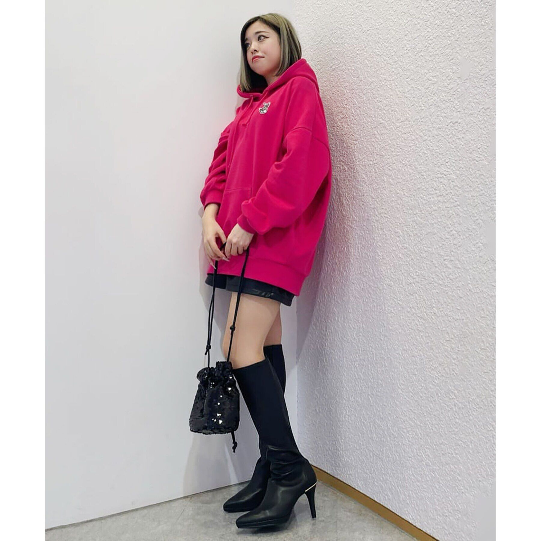 ESPERANZA「【日本製】ロングブーツ8.5cmヒール レイン対応 ストレッチ生地」|ショートブーツ|