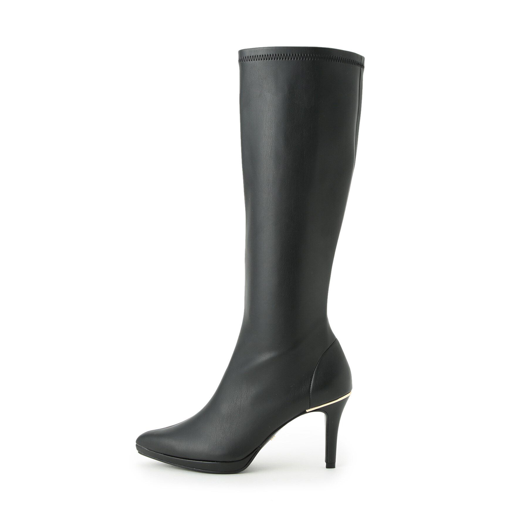 ESPERANZA「【日本製】ロングブーツ8.5cmヒール レイン対応 ストレッチ生地」|ショートブーツ|