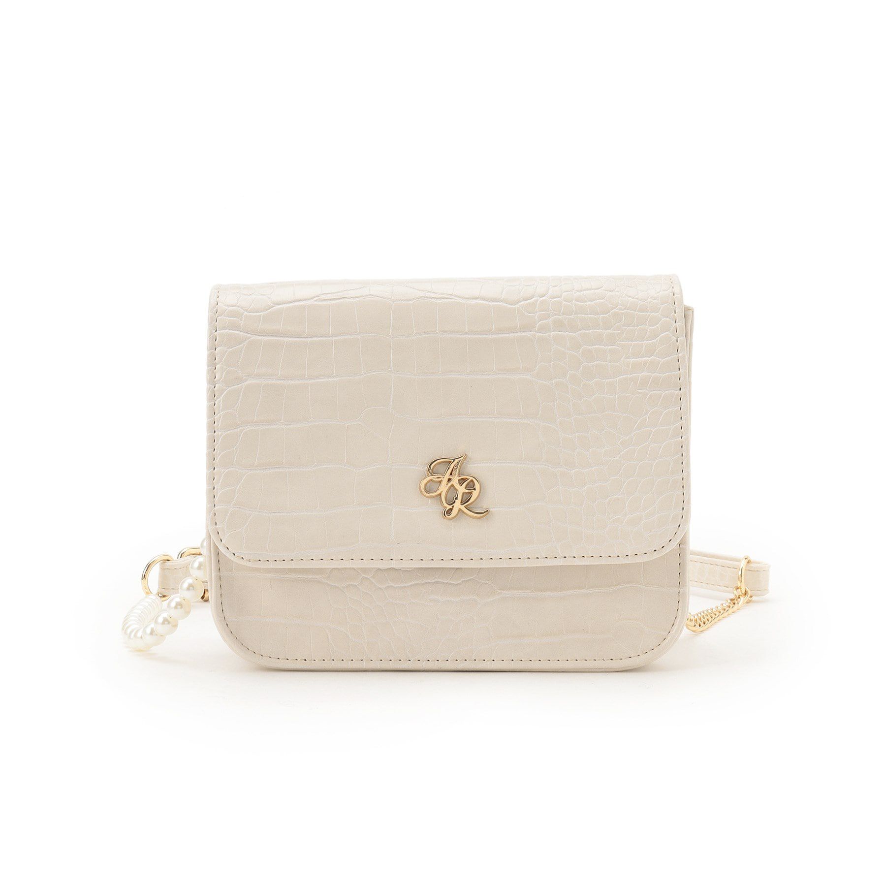 Ober Tashe「フェイクパール&times;チェーンベルト ミニショルダー」|ショルダー・メッセンジャー|