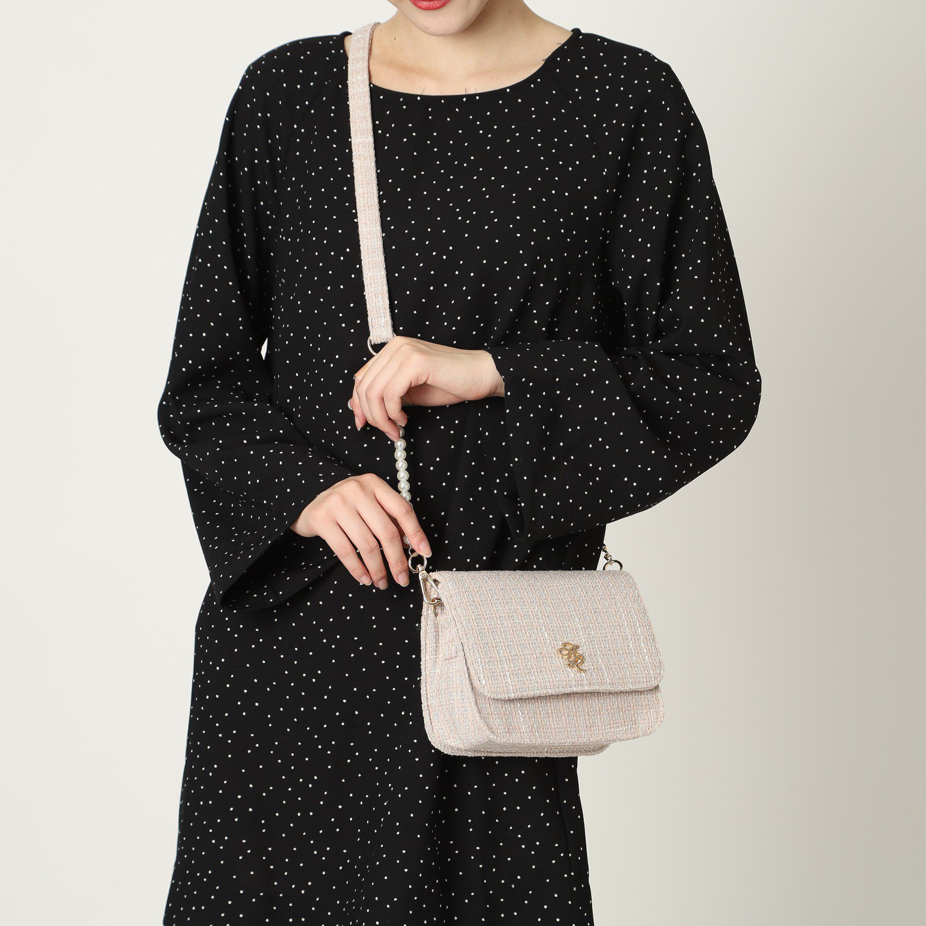 Ober Tashe「フェイクパール&times;チェーンベルト ミニショルダー」|ショルダー・メッセンジャー|