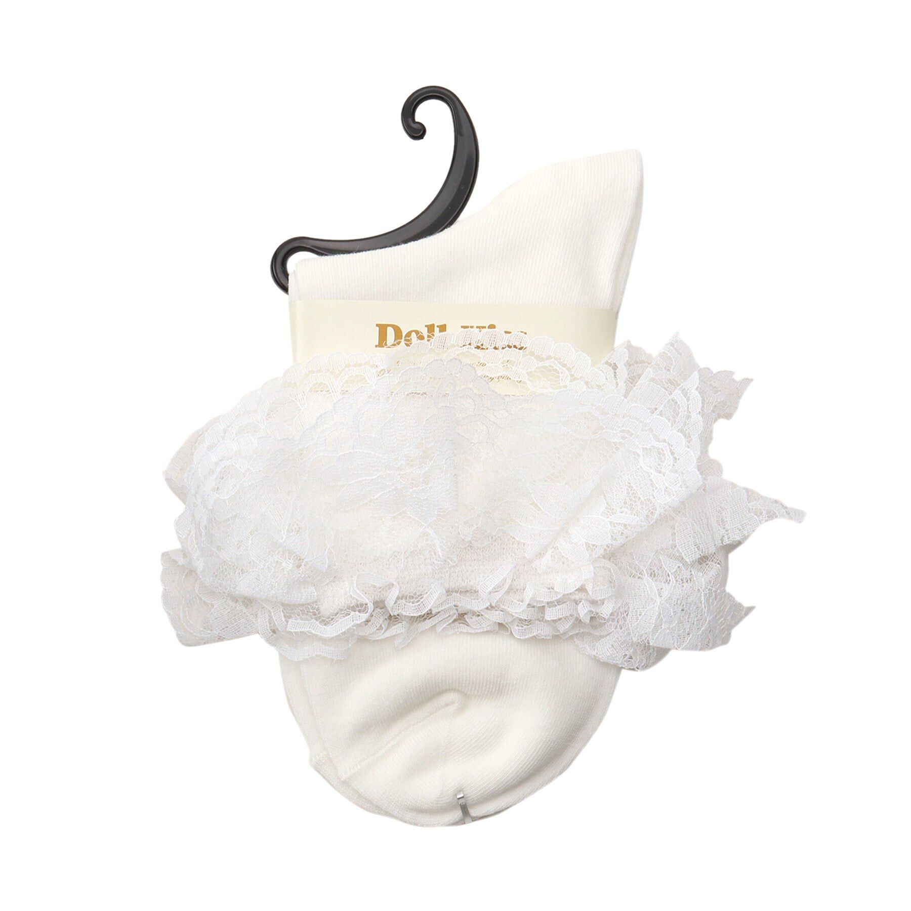 Doll Kiss「2段レースソックス　靴下」|ソックス|ﾎﾜｲﾄ(001)