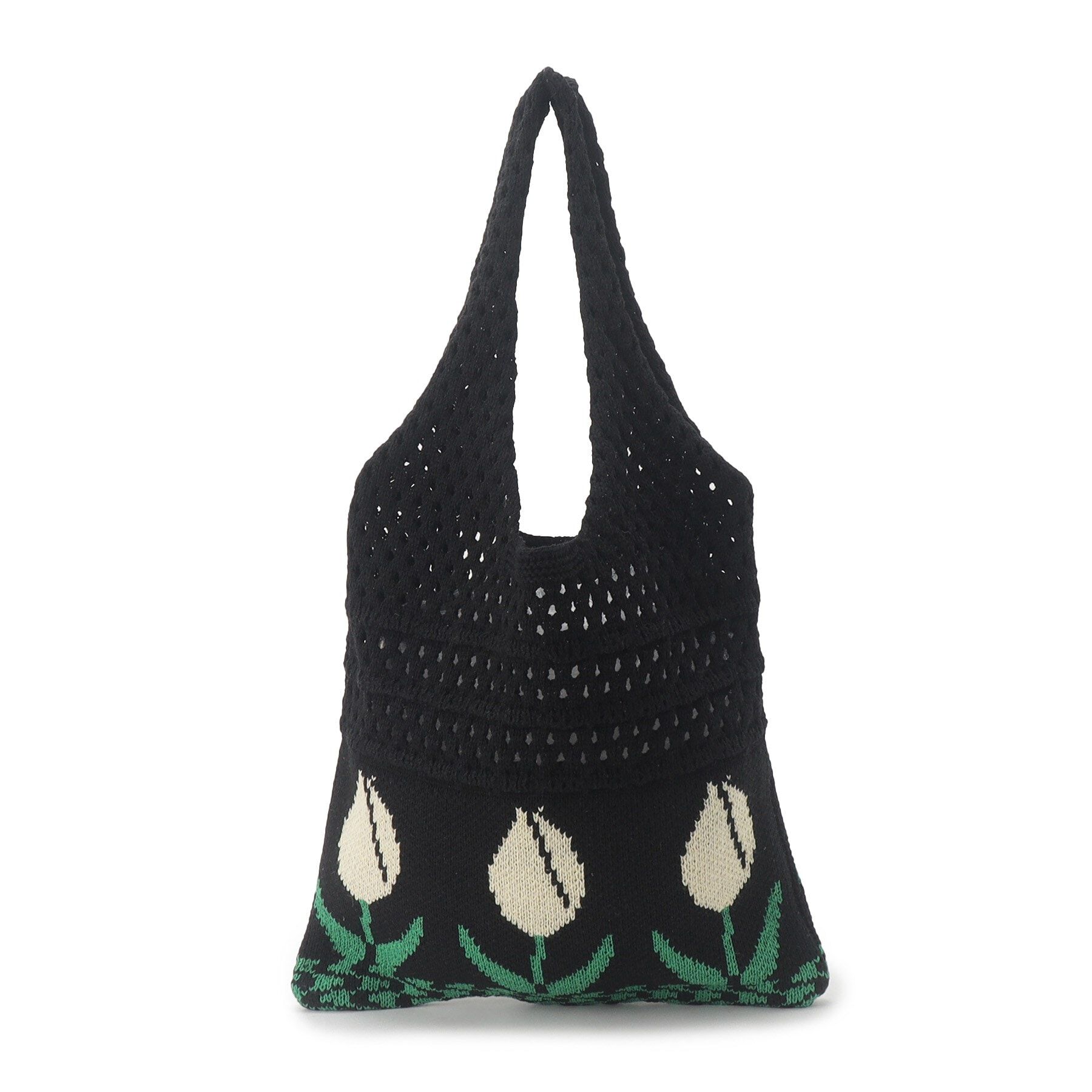 Ober Tashe「チューリップニットバッグ」|トートバッグ|