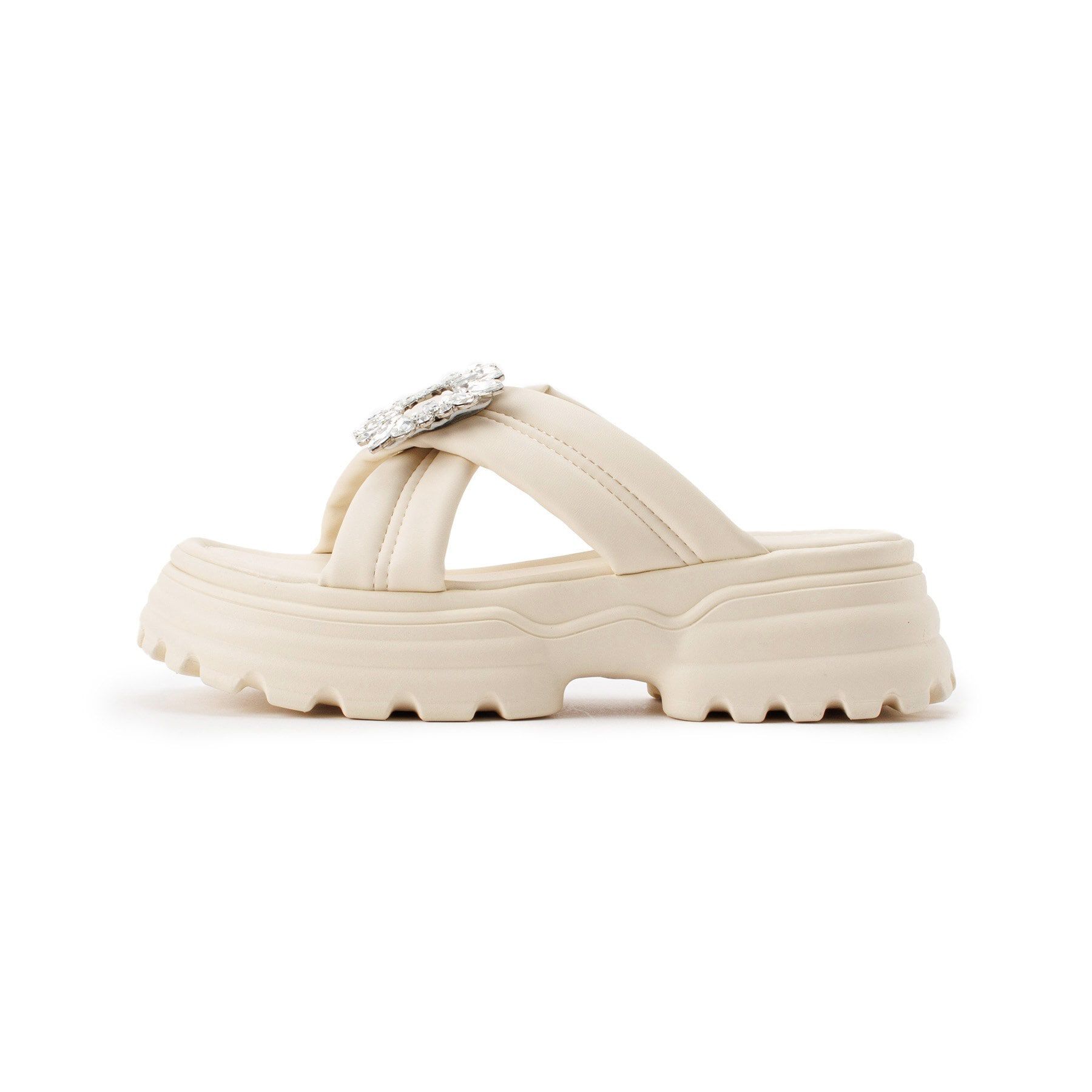 csT&P「キラキラ付き厚底サンダル」|サンダル|