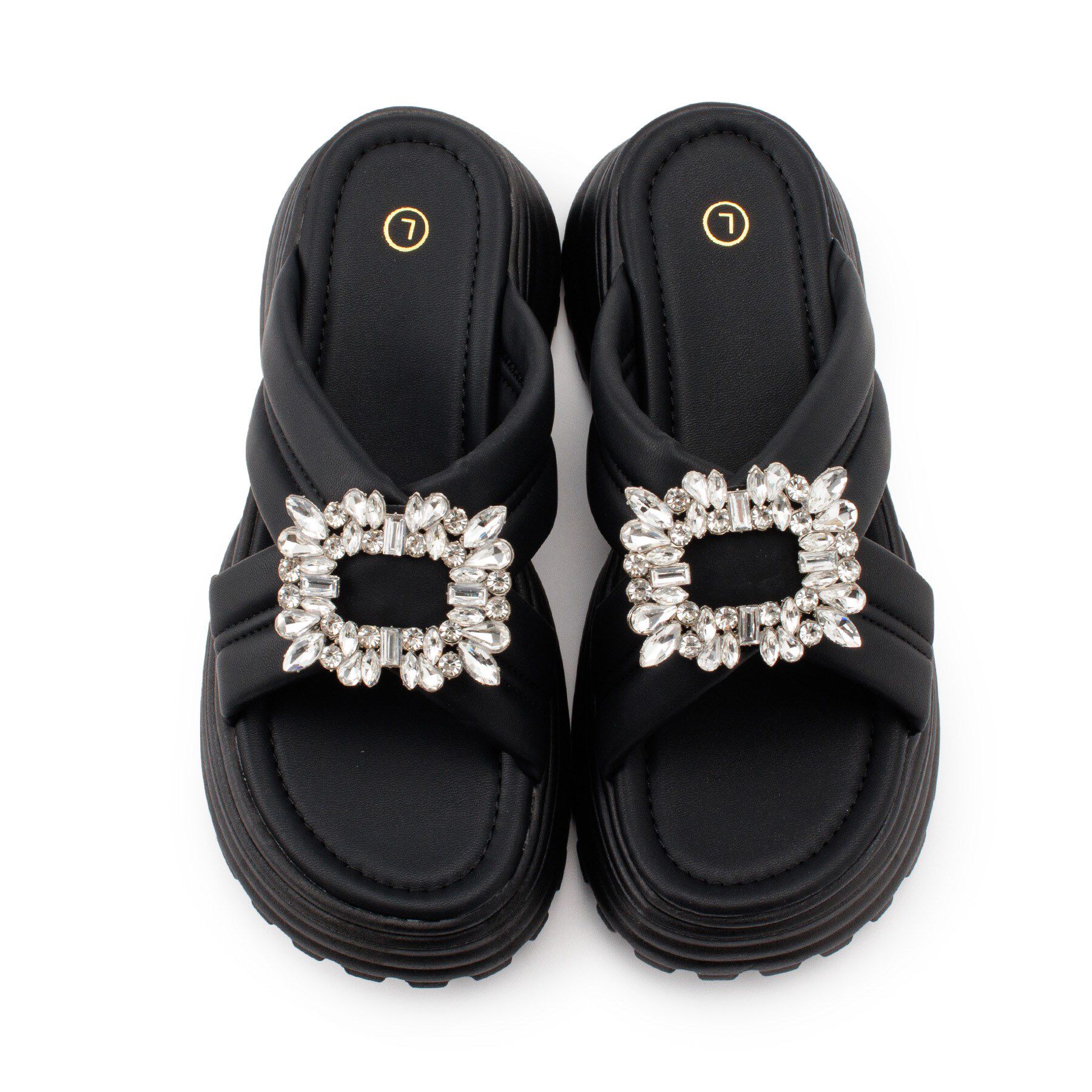 csT&P「キラキラ付き厚底サンダル」|サンダル|