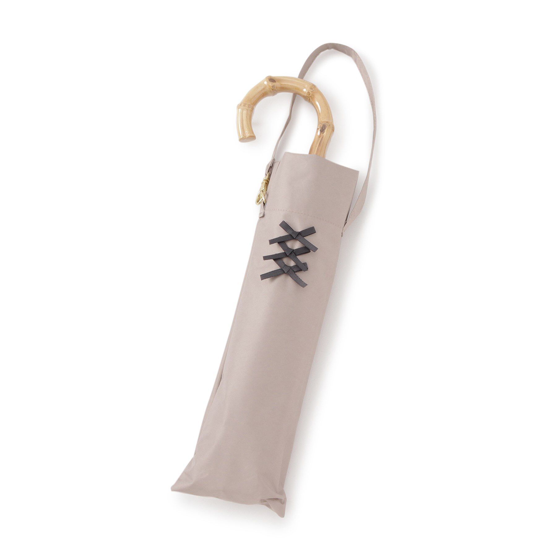 Ober Tashe「pink trick/ピンクトリック　遮光率100％！リボン2段折りたたみ傘(晴雨兼用)」|傘|