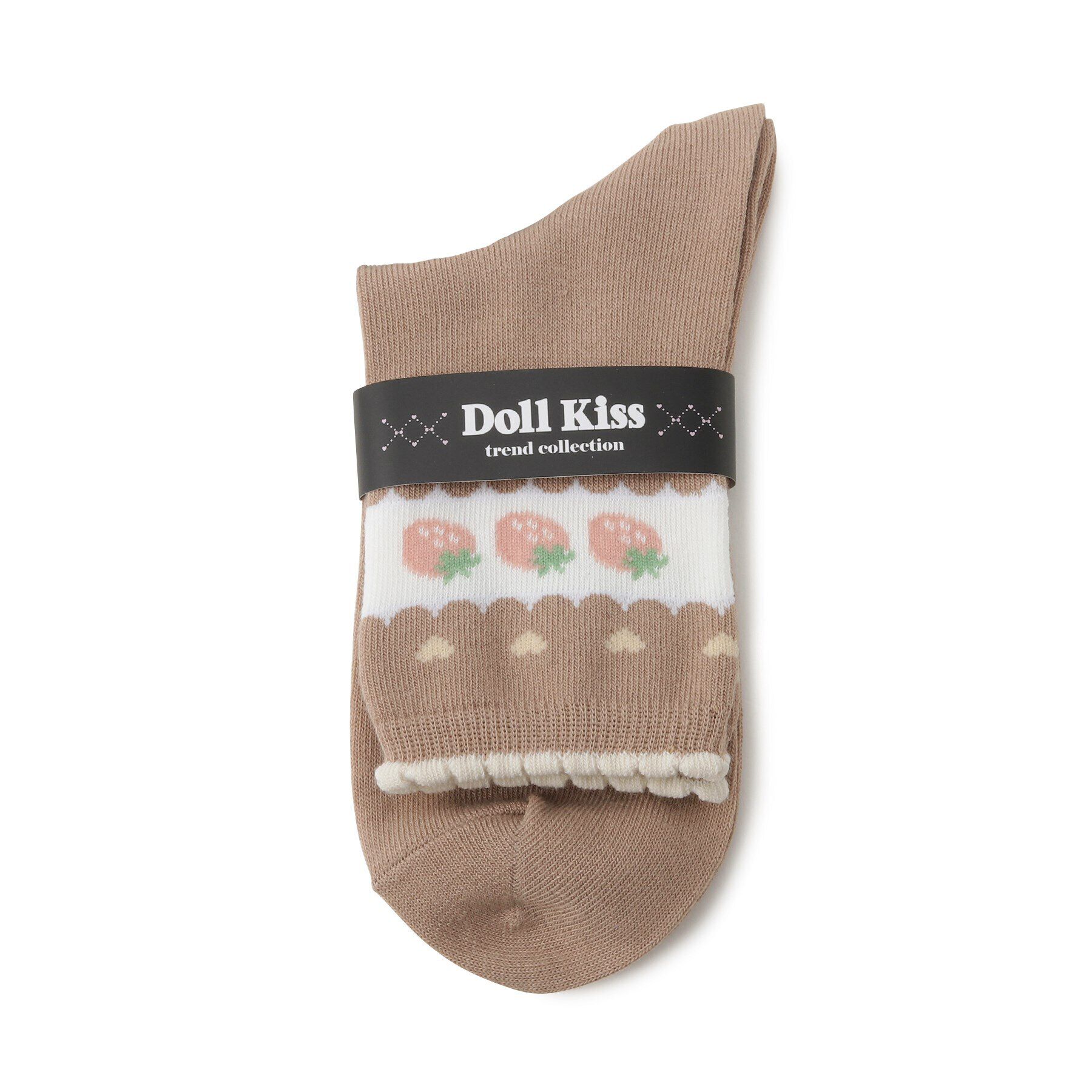 Doll Kiss「いちごソックス」|ソックス|ﾍﾞｰｼﾞｭ(952)