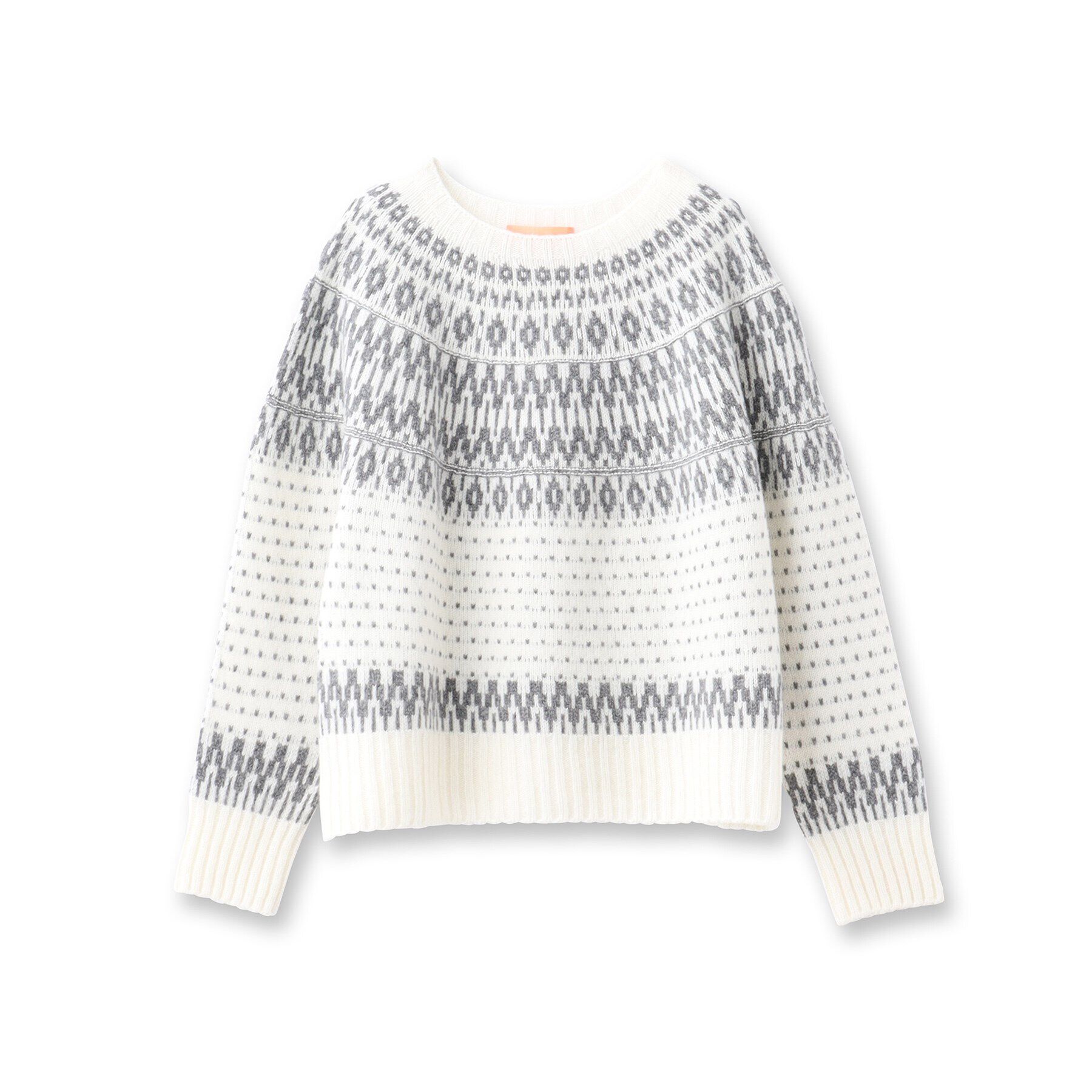 SunaUna「【人気急上昇！／求心柄】エアリーニット」|ニット・セーター|