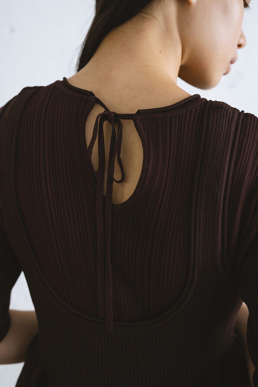 STYLEMIXER「マルチWAYペプラムニットワンピース」|ワンピース|