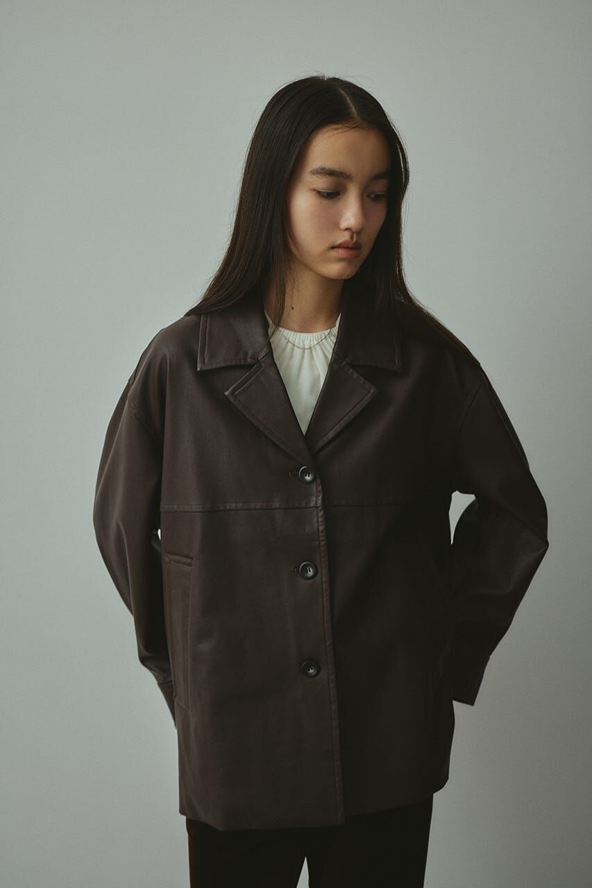 STYLEMIXER「フェイクレザージャケット」|その他|BRN