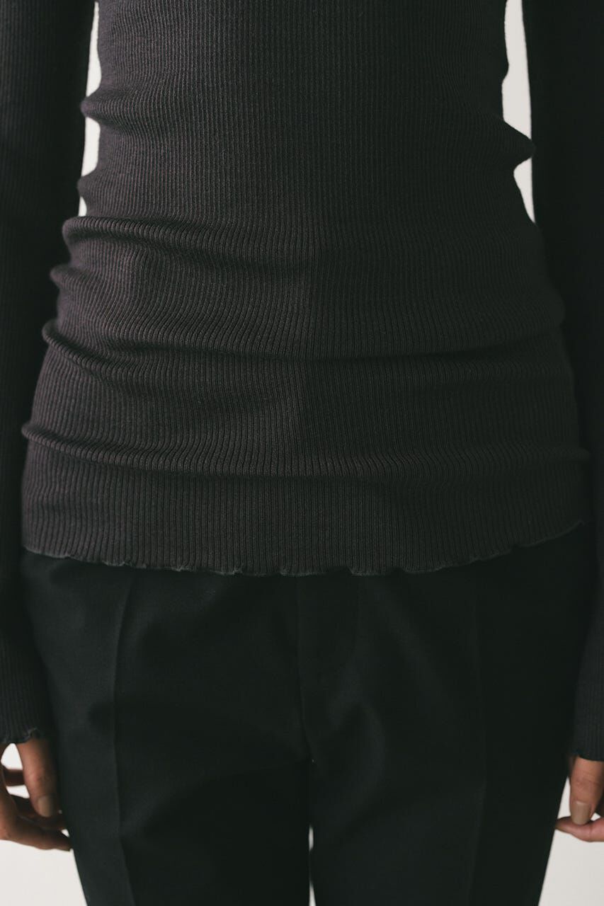 STYLEMIXER「バックオープンフリルニットトップ」|ニット・セーター|